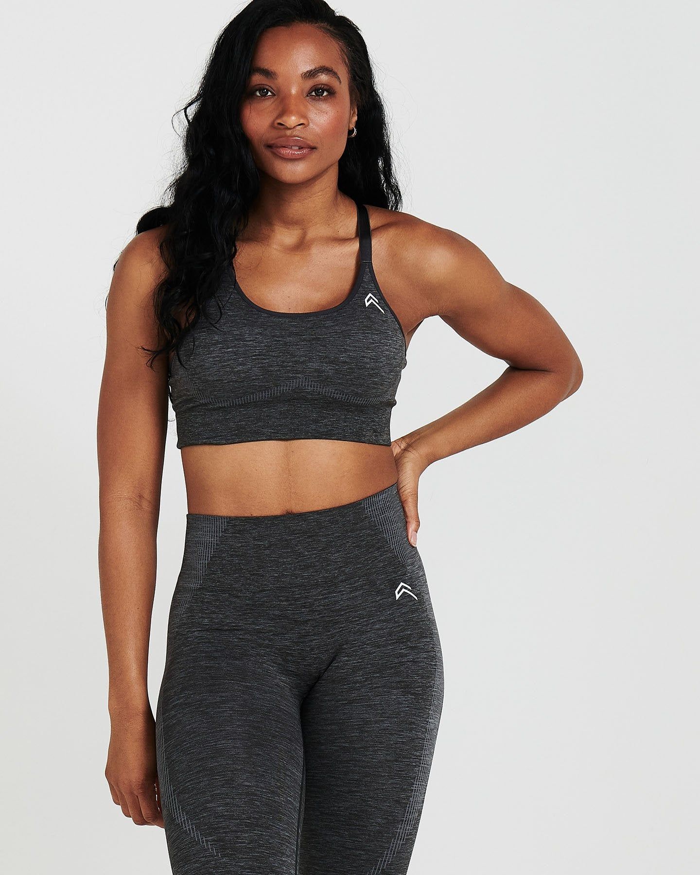 Classic Seamless Sports Bra | Coal Marl sold by Oner Active product image thumbnail 5