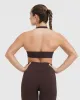 Classic Seamless 2.0 Halter Neck Bralette | 70% Cocoa Marl sold by Oner Active