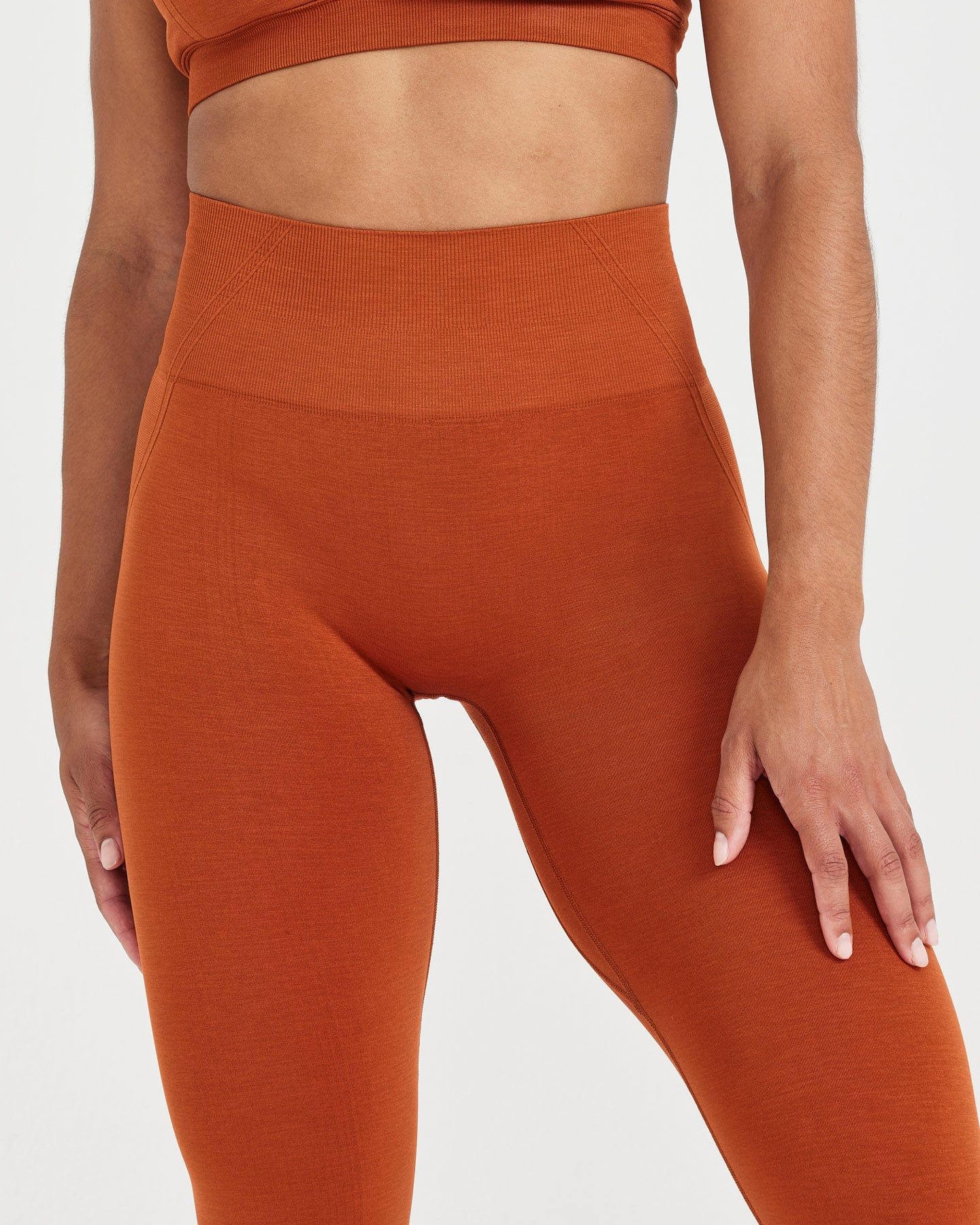 Effortless Seamless Leggings | Warm Copper sold by Oner Active product image thumbnail 4