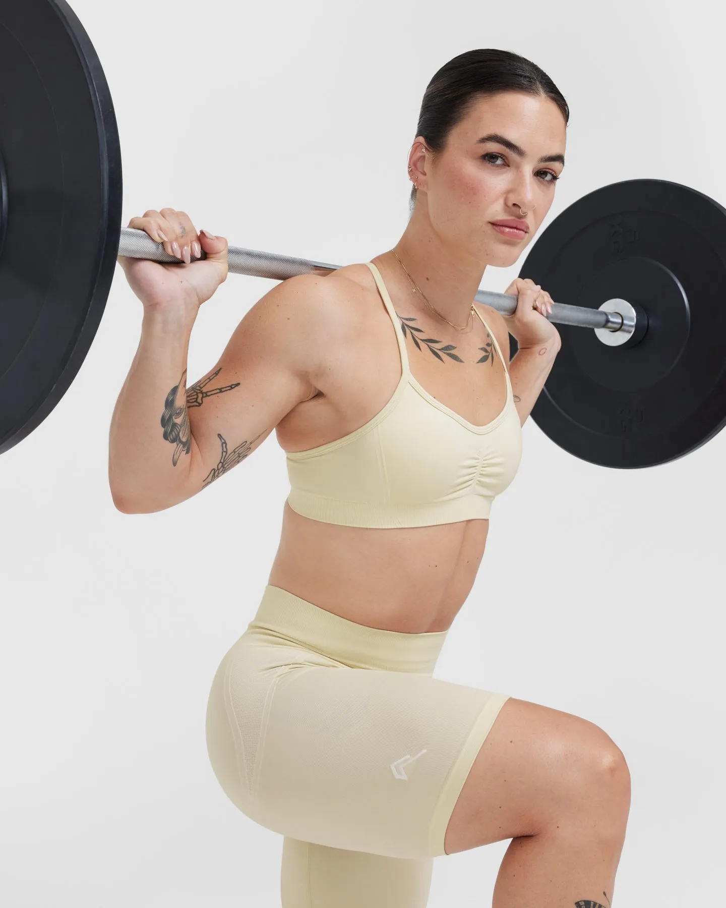 Effortless Strappy Bralette | Vanilla sold by Oner Active product image thumbnail 3