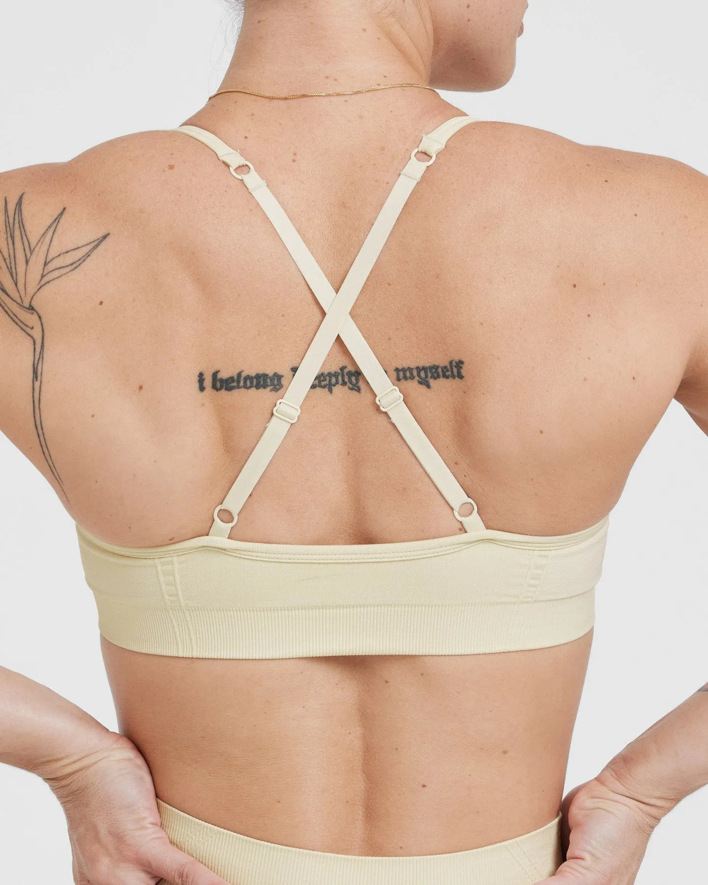 Effortless Strappy Bralette | Vanilla sold by Oner Active product image thumbnail 5