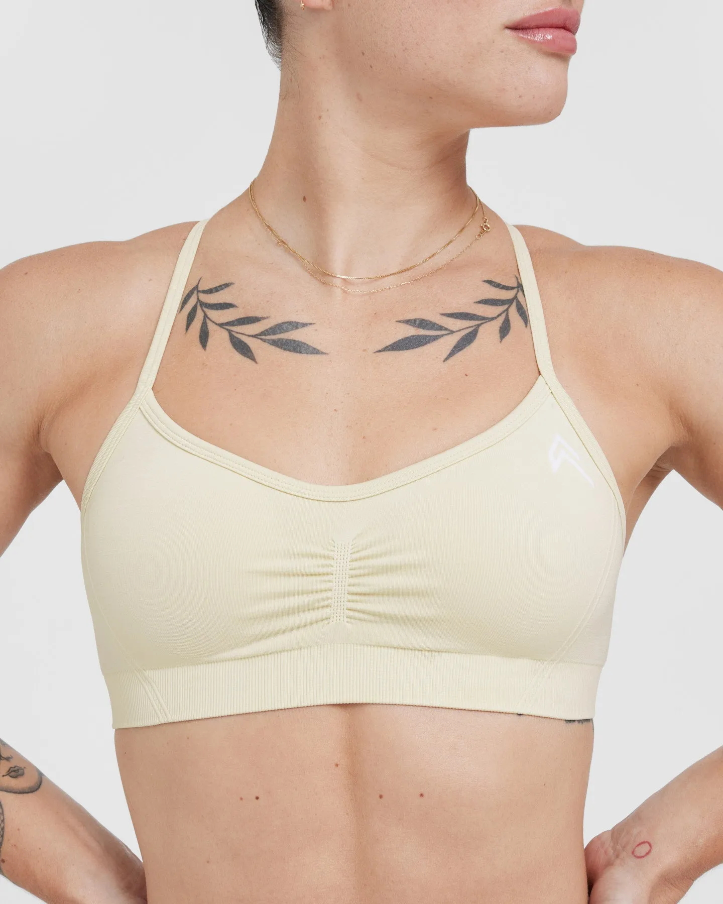 Effortless Strappy Bralette | Vanilla sold by Oner Active product image thumbnail 4