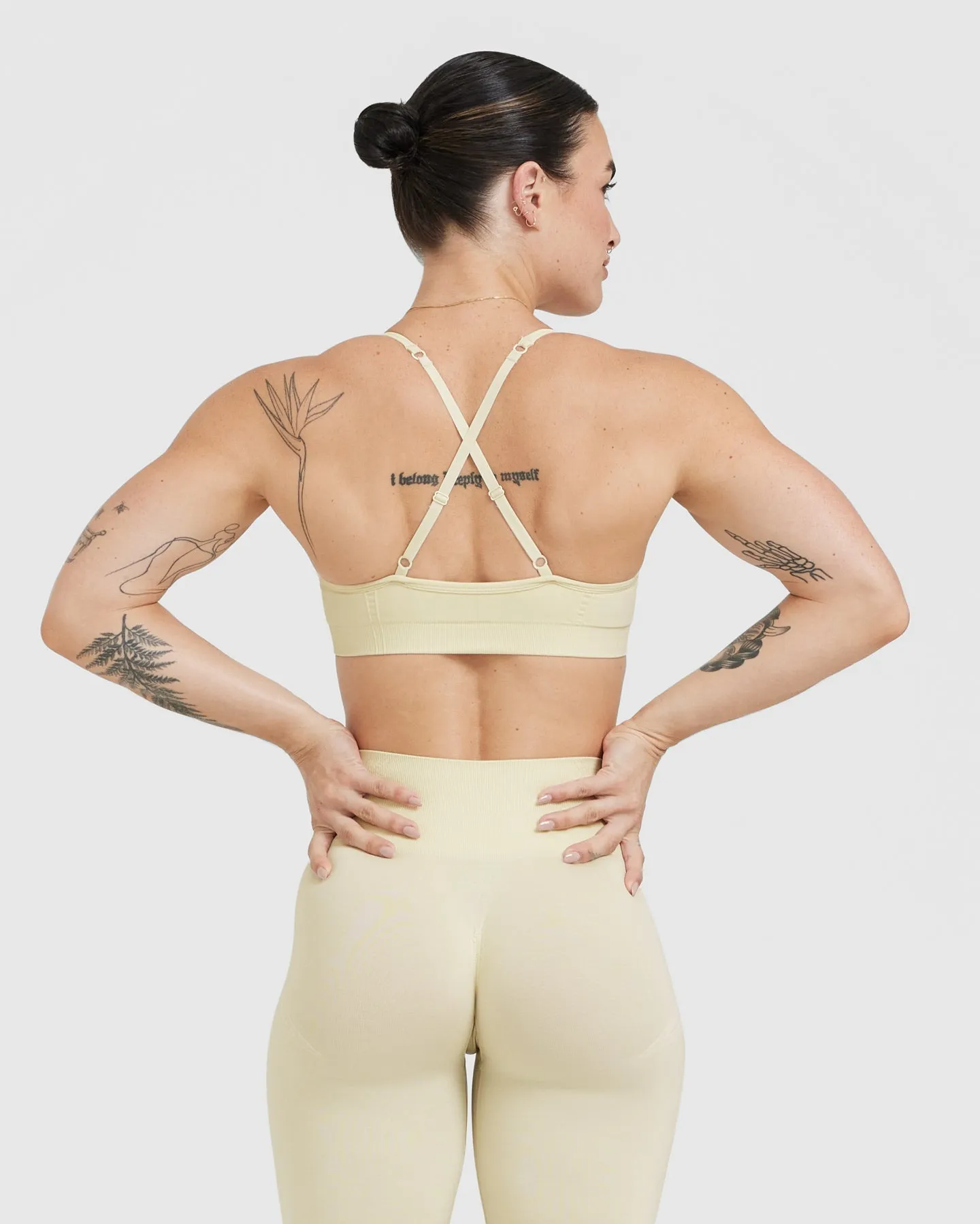 Effortless Strappy Bralette | Vanilla sold by Oner Active product image thumbnail 2