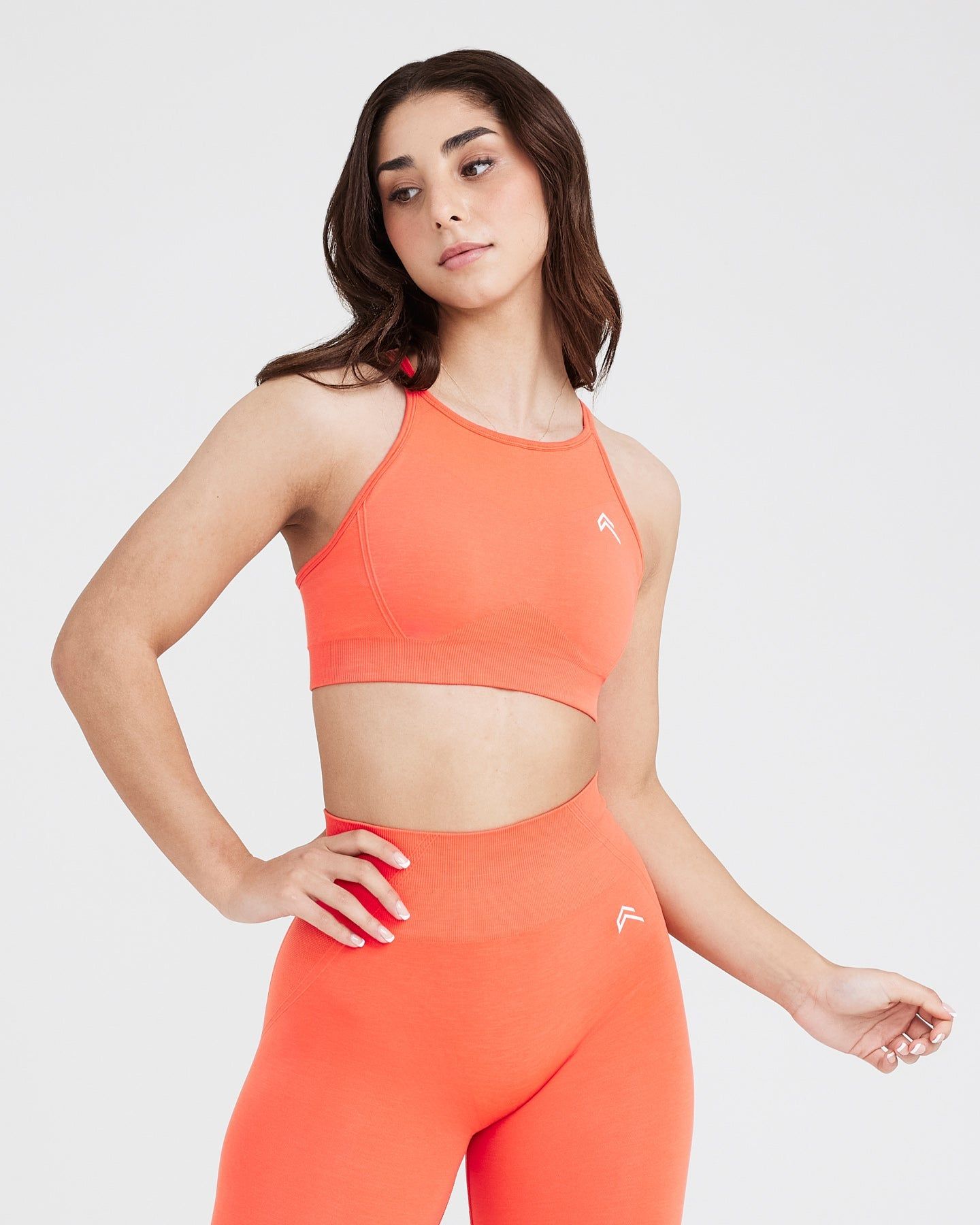Effortless Seamless High Neck Bralette | Peach Blossom sold by Oner Active product image thumbnail 3