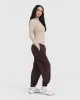 Mellow Rib Mock Neck Long Sleeve Top | Mushroom Brown sold by Oner Active