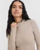 Mellow Rib Mock Neck Long Sleeve Top | Mushroom Brown sold by Oner Active