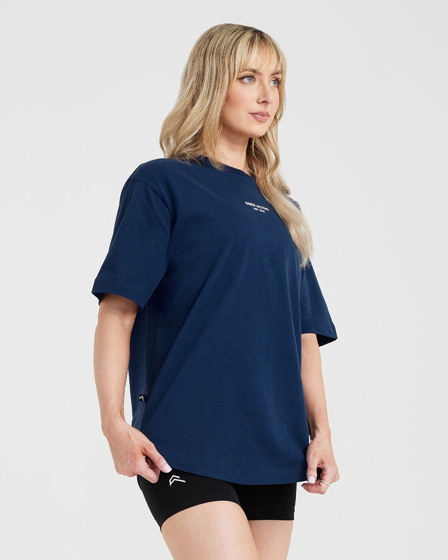 Graphic Oversized Short Sleeve Tee | Washed Midnight sold by Oner Active product image thumbnail 2