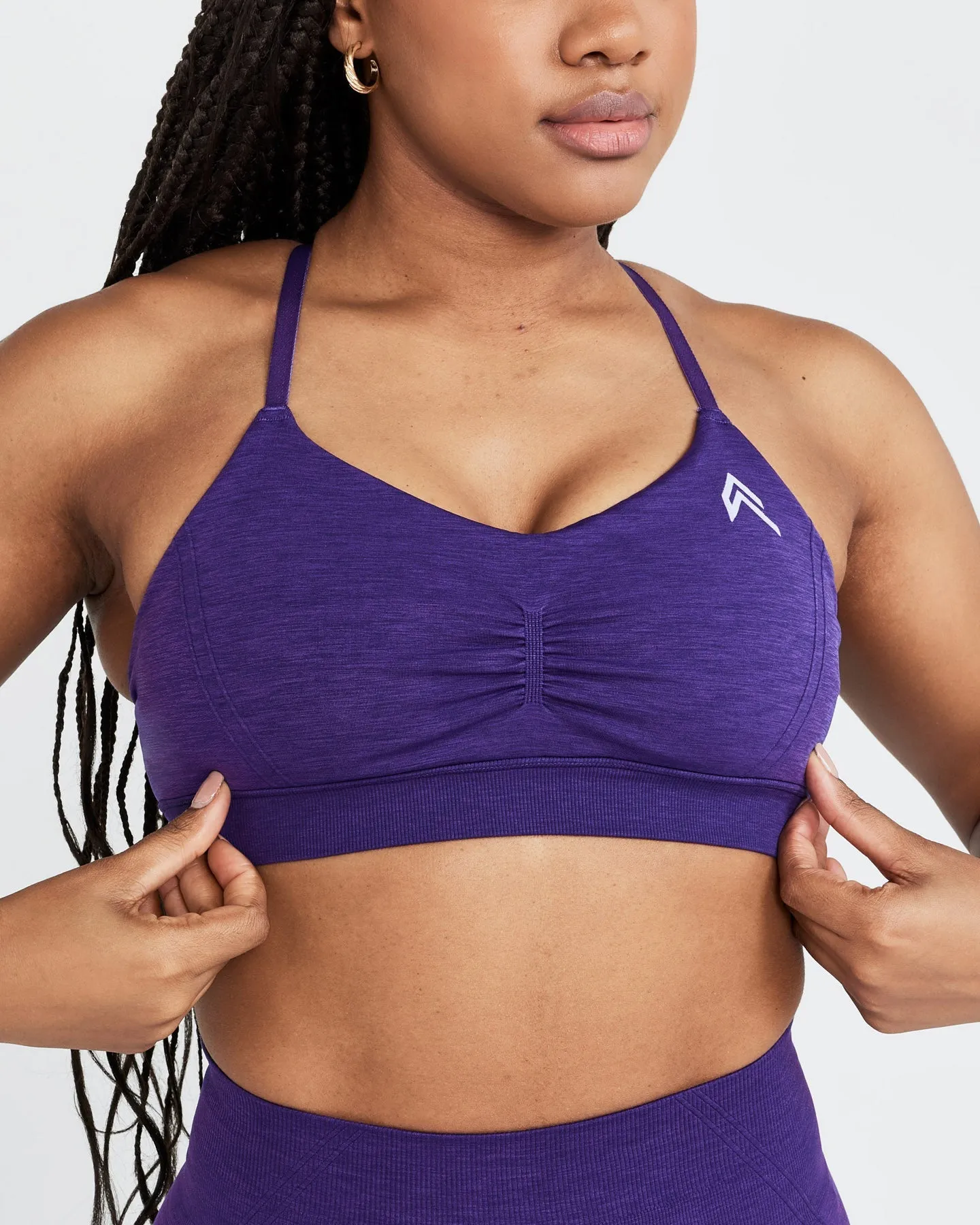 Effortless Micro Bralette | Amethyst sold by Oner Active product image thumbnail 4