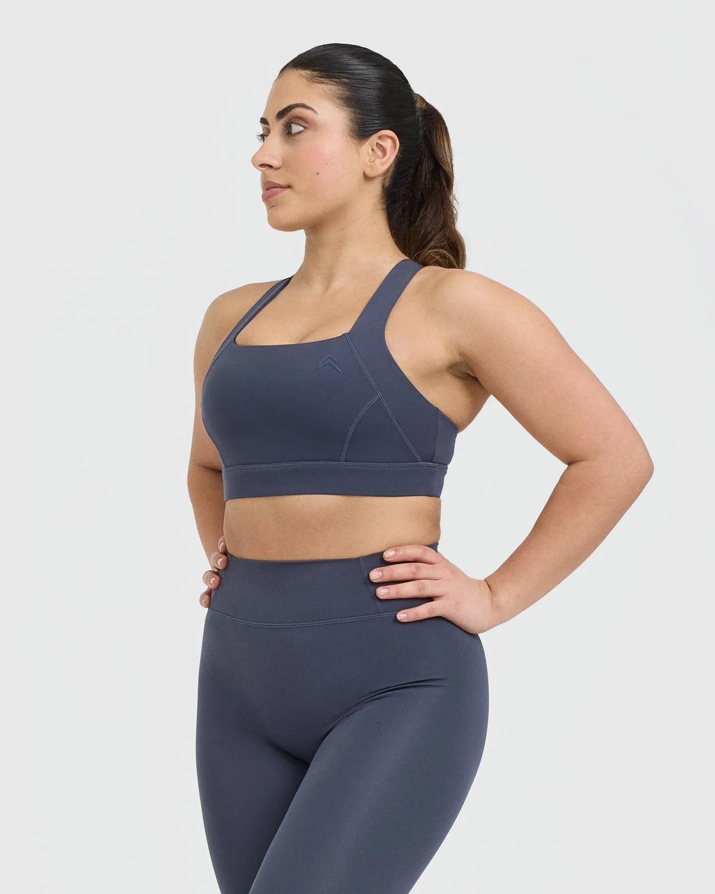 Timeless Wide Strap Sports Bra | True Blue sold by Oner Active product image thumbnail 3