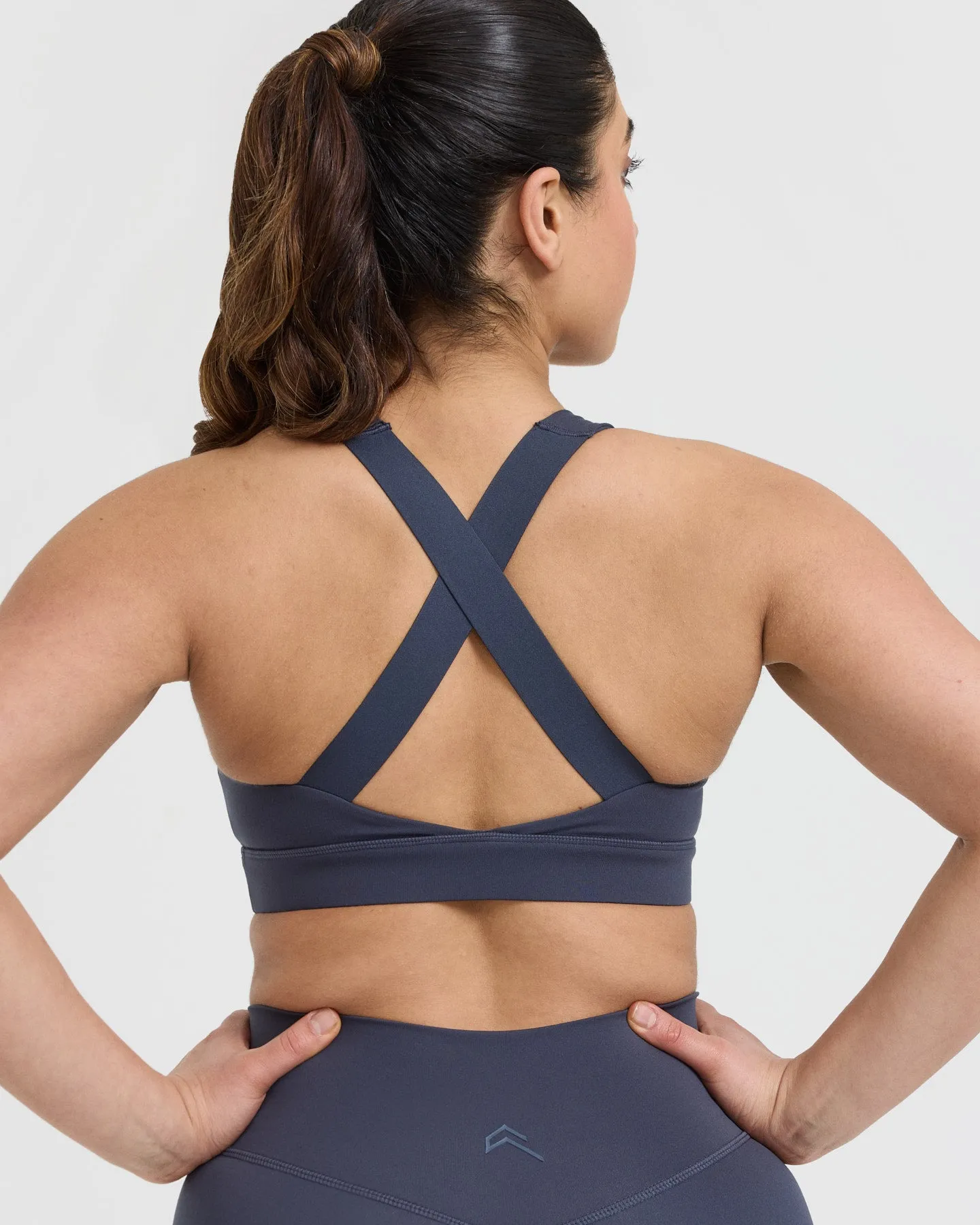 Timeless Wide Strap Sports Bra | True Blue sold by Oner Active product image thumbnail 5