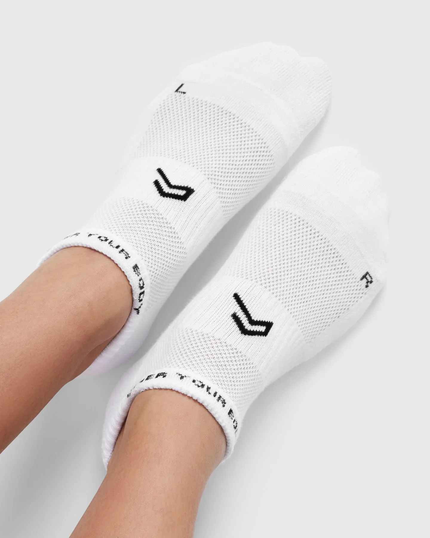 Trainer Liner Socks 3 Pack | Grey/White/Black sold by Oner Active product image thumbnail 3