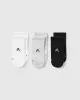 Trainer Liner Socks 3 Pack | Grey/White/Black sold by Oner Active