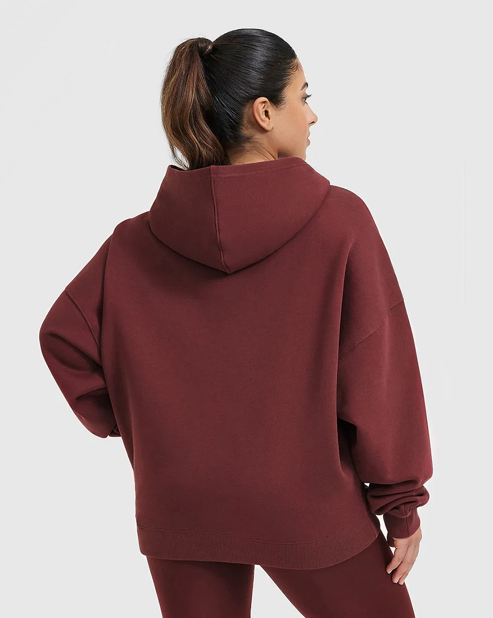 All Day Oversized Hoodie | Mulled Wine sold by Oner Active product image thumbnail 2