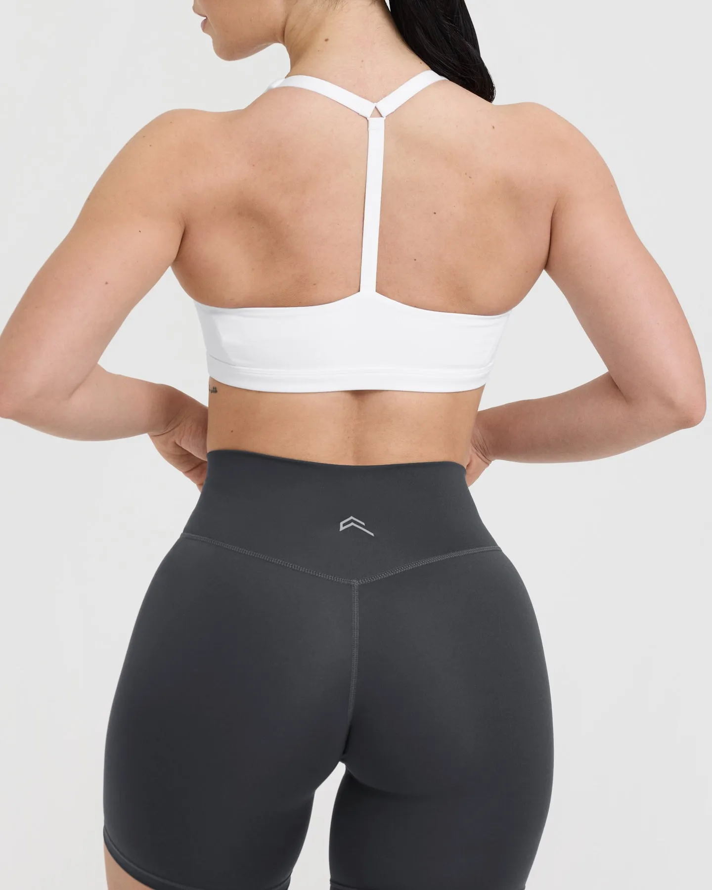Timeless Square Neck Sports Bra | White sold by Oner Active product image thumbnail 5