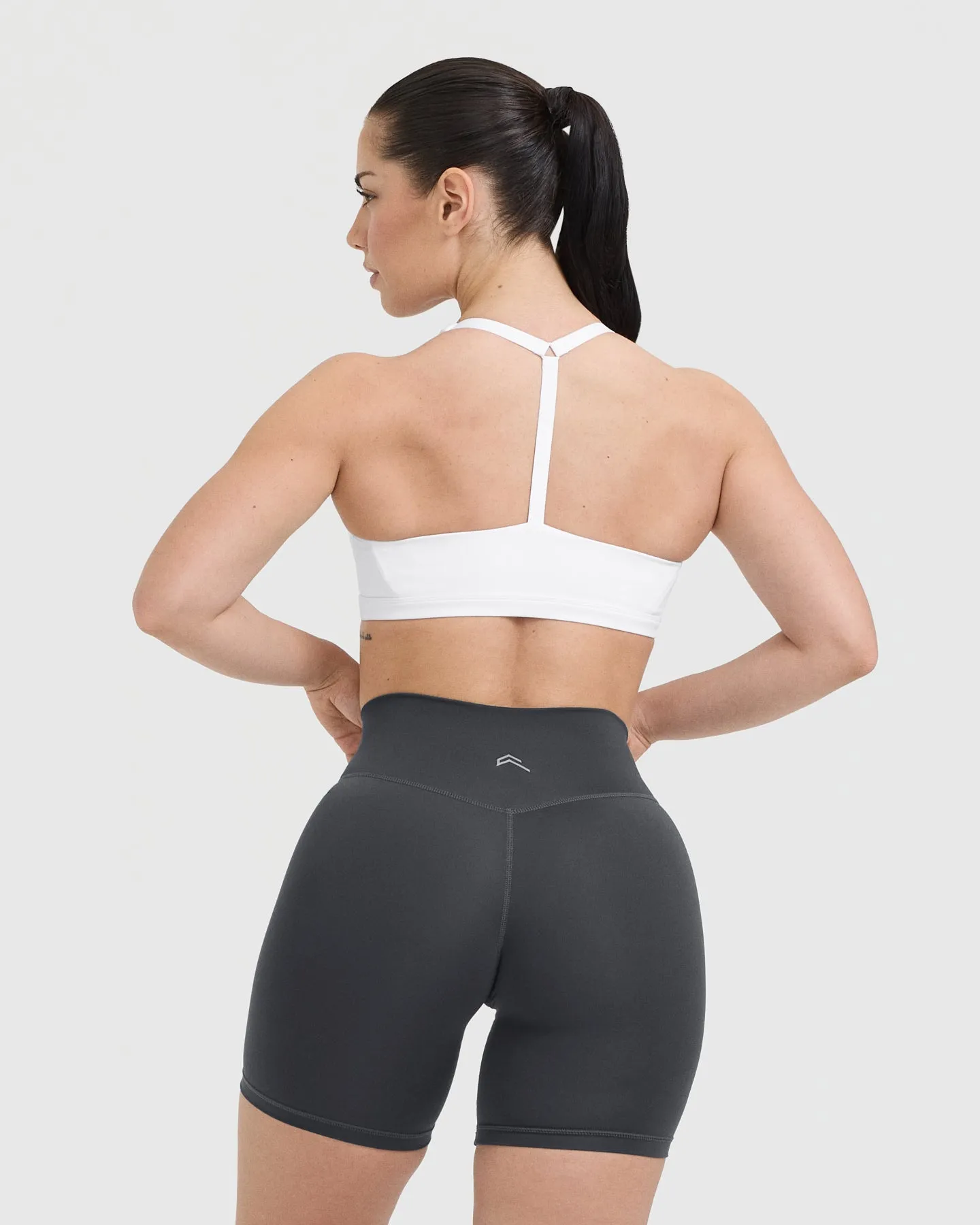 Timeless Square Neck Sports Bra | White sold by Oner Active product image thumbnail 2