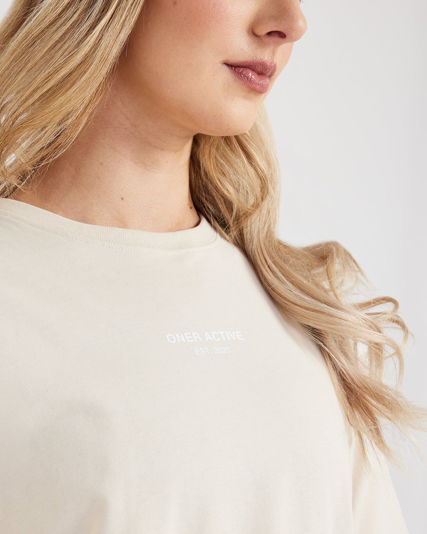 Graphic Oversized Short Sleeve Tee | Washed Sand sold by Oner Active product image thumbnail 3