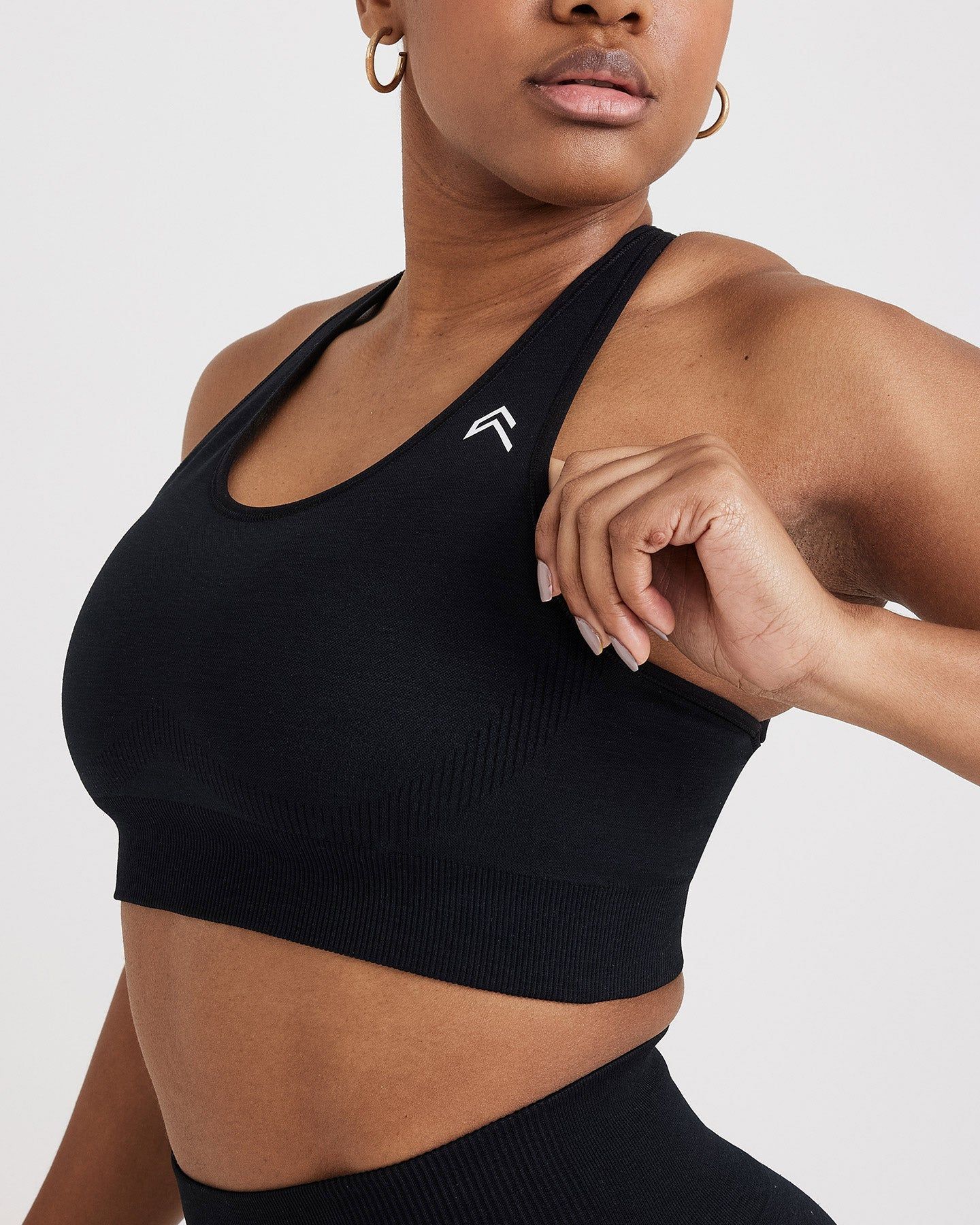 Classic Seamless 2.0 Bralette | Black Marl sold by Oner Active product image thumbnail 3