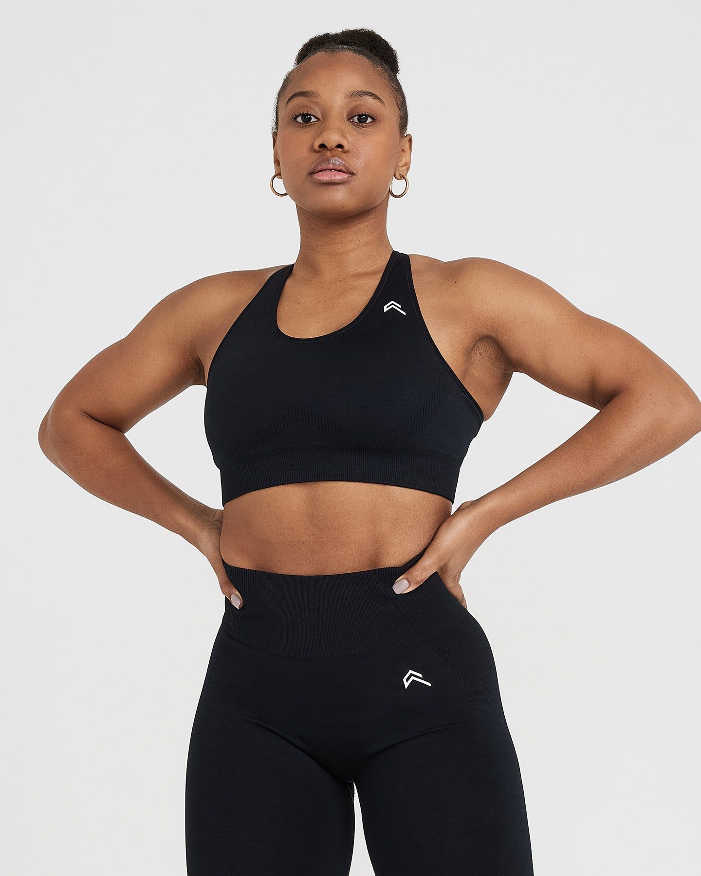 Classic Seamless 2.0 Bralette | Black Marl sold by Oner Active