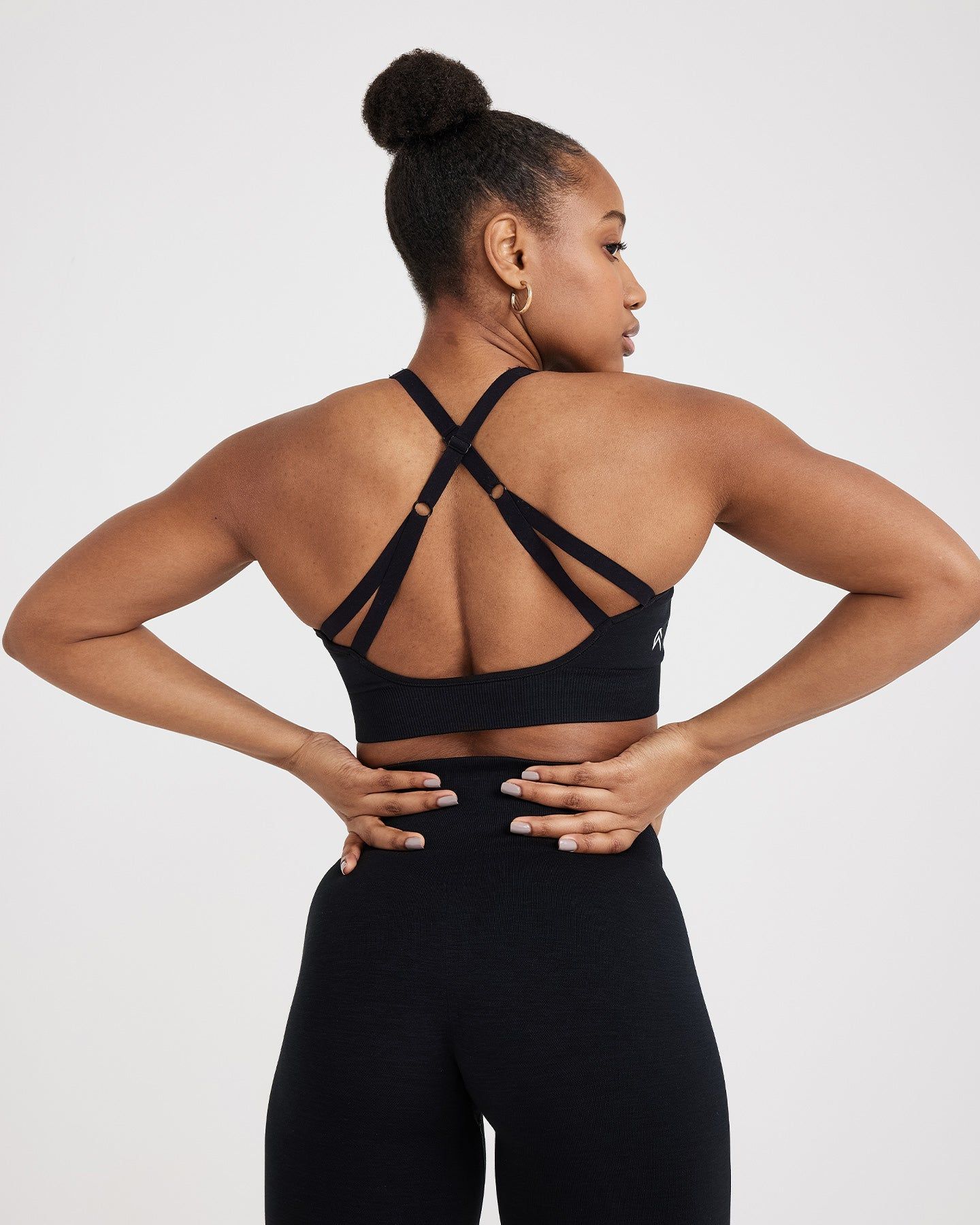 Classic Seamless 2.0 Bralette | Black Marl sold by Oner Active product image thumbnail 4