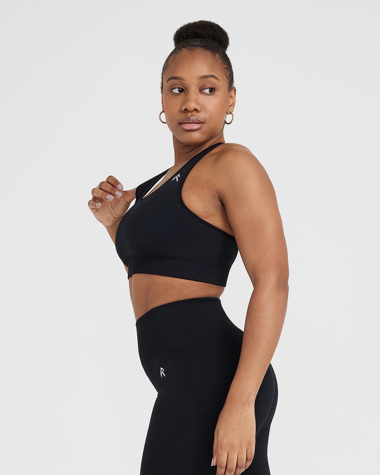 Classic Seamless 2.0 Bralette | Black Marl sold by Oner Active product image thumbnail 2