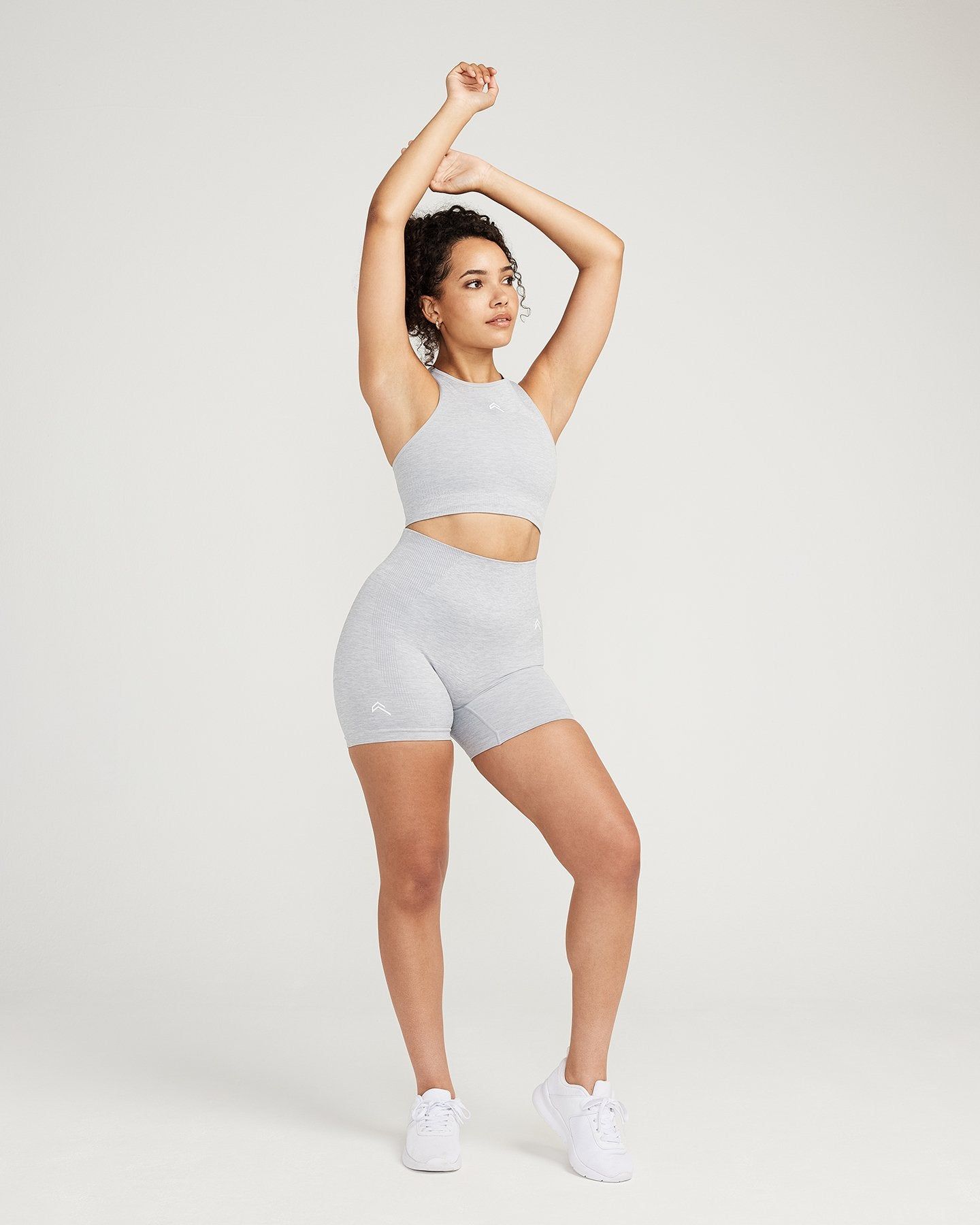 Classic Seamless Shorts | Grey Marl sold by Oner Active product image thumbnail 2