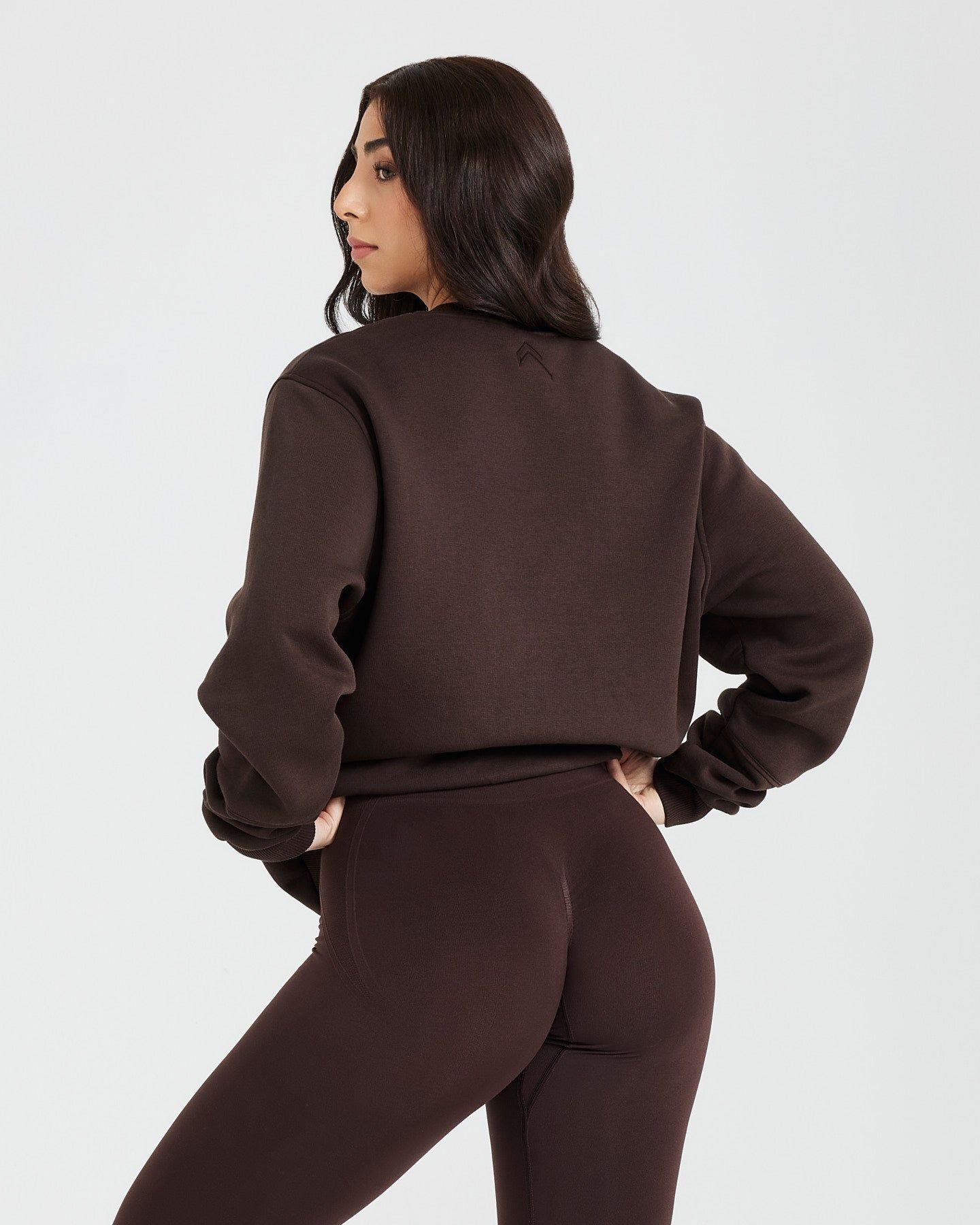 Classic Lounge Oversized Crew Neck | 70% Cocoa sold by Oner Active product image thumbnail 2