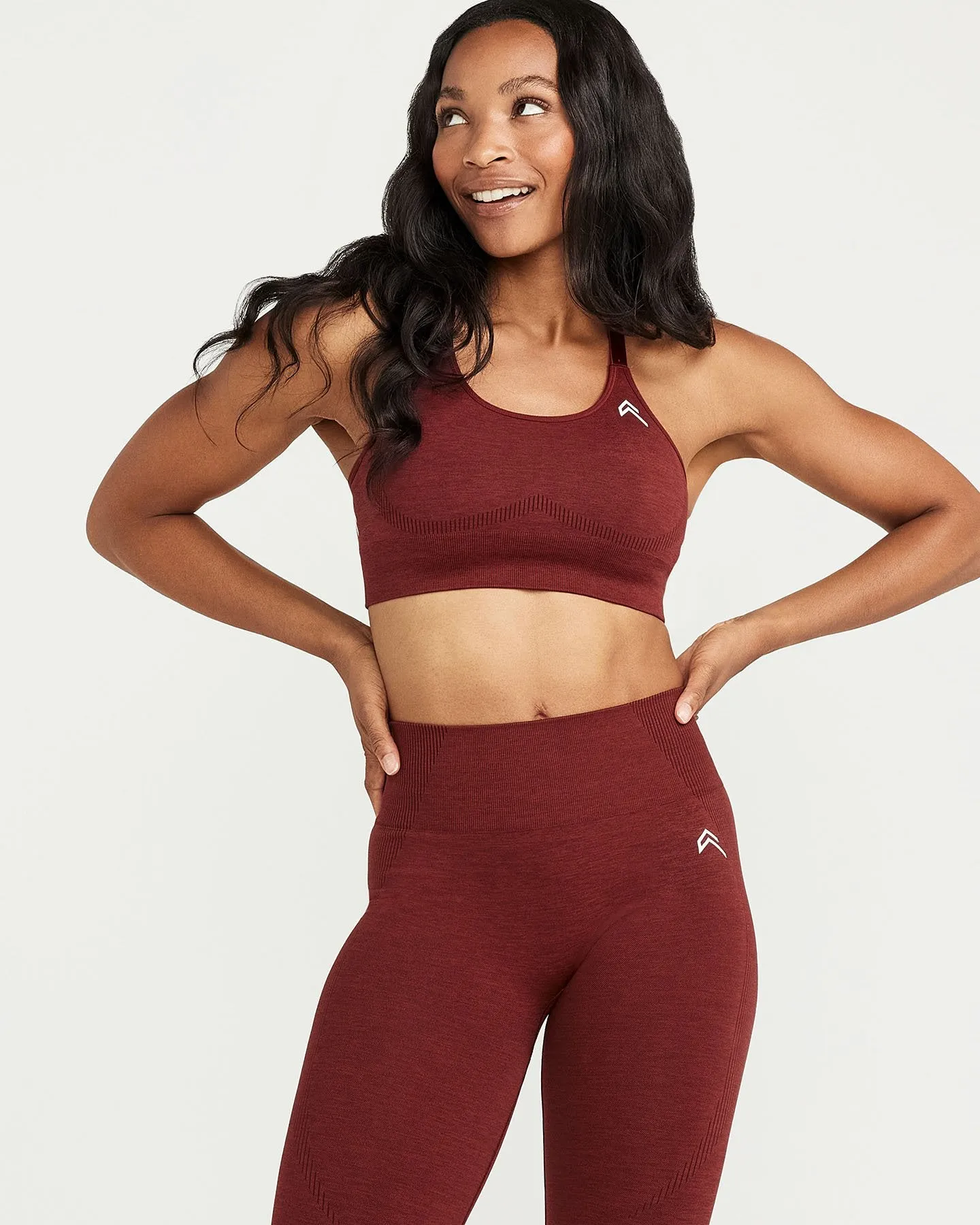 Classic Seamless Leggings | Rosewood Marl sold by Oner Active product image thumbnail 5