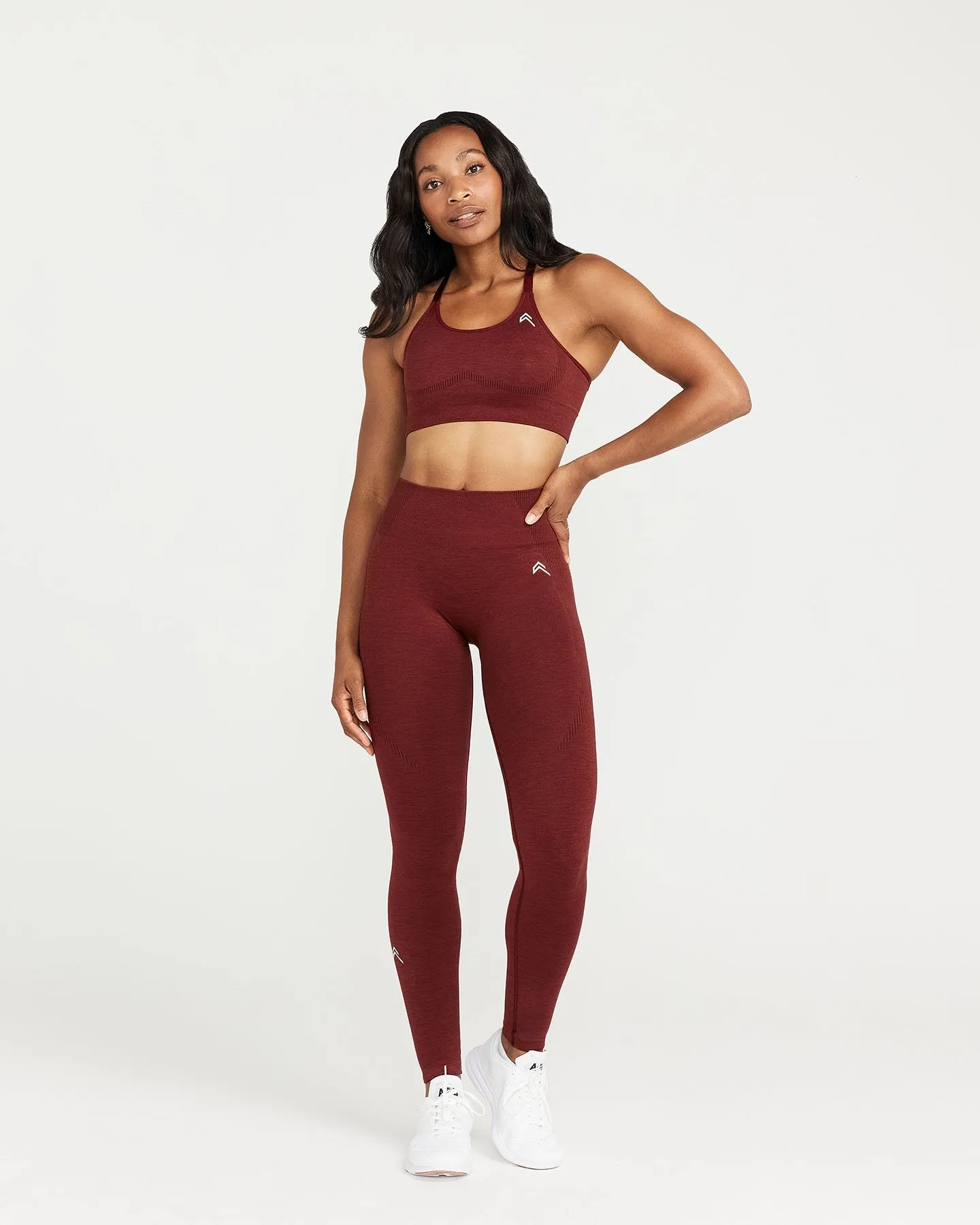 Classic Seamless Leggings | Rosewood Marl sold by Oner Active product image thumbnail 2