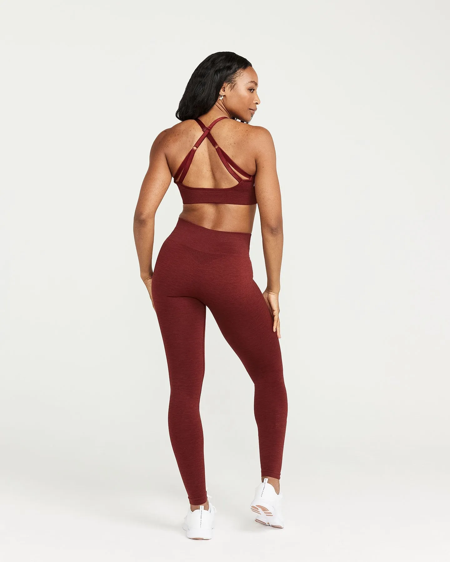 Classic Seamless Leggings | Rosewood Marl sold by Oner Active product image thumbnail 3