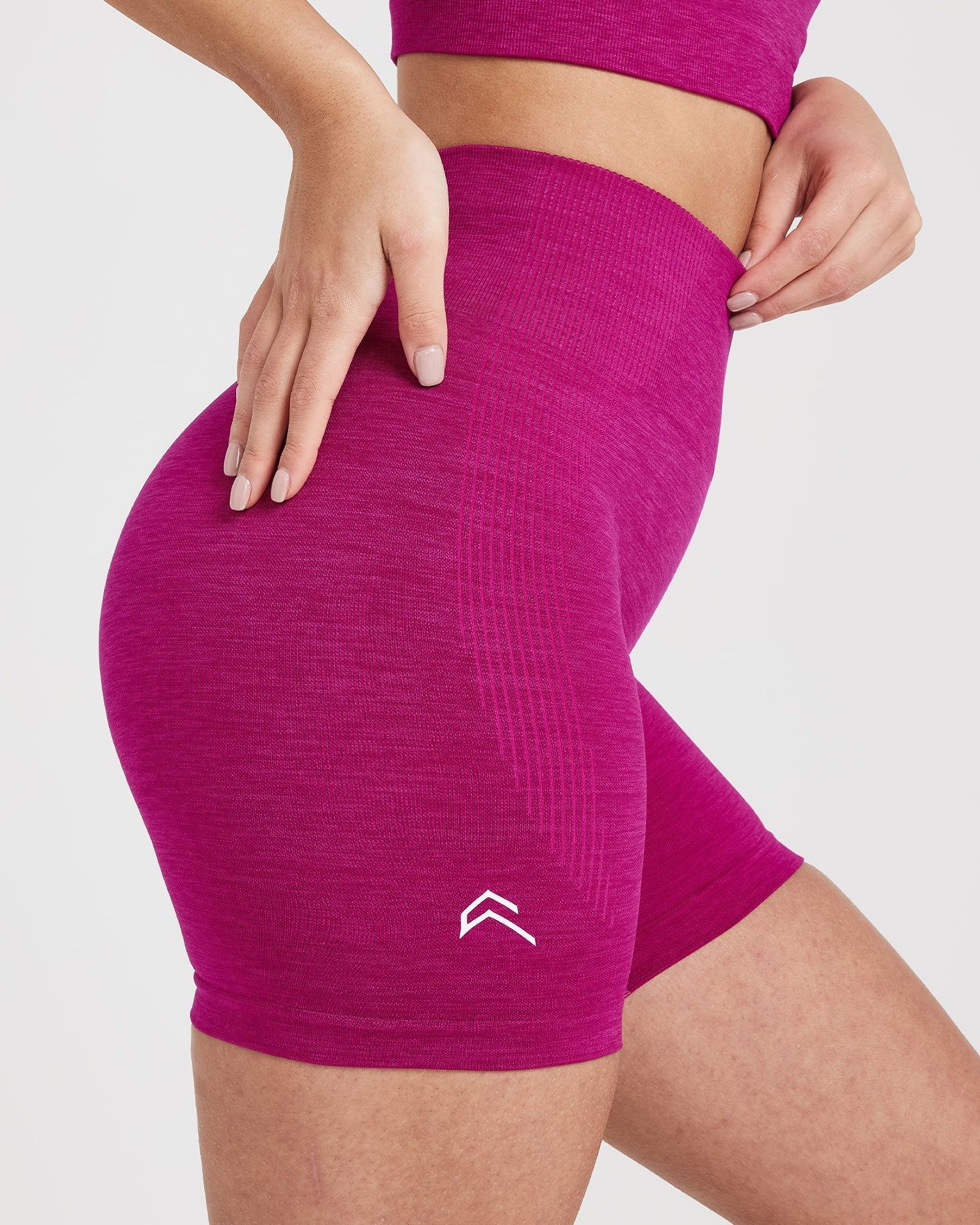 Classic Seamless 2.0 Shorts | Fuchsia Marl sold by Oner Active product image thumbnail 3