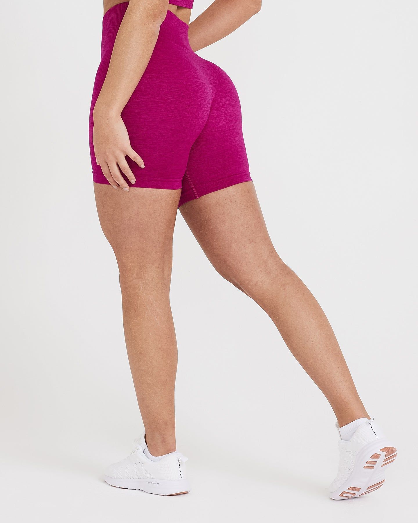Classic Seamless 2.0 Shorts | Fuchsia Marl sold by Oner Active product image thumbnail 4