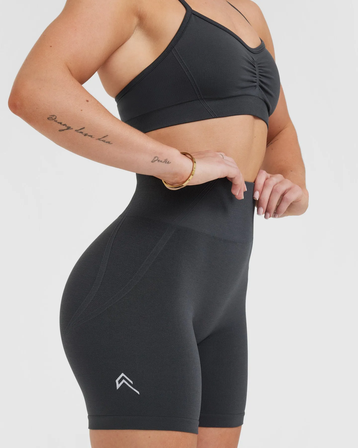 Effortless Seamless Shorts | Coal sold by Oner Active product image thumbnail 4