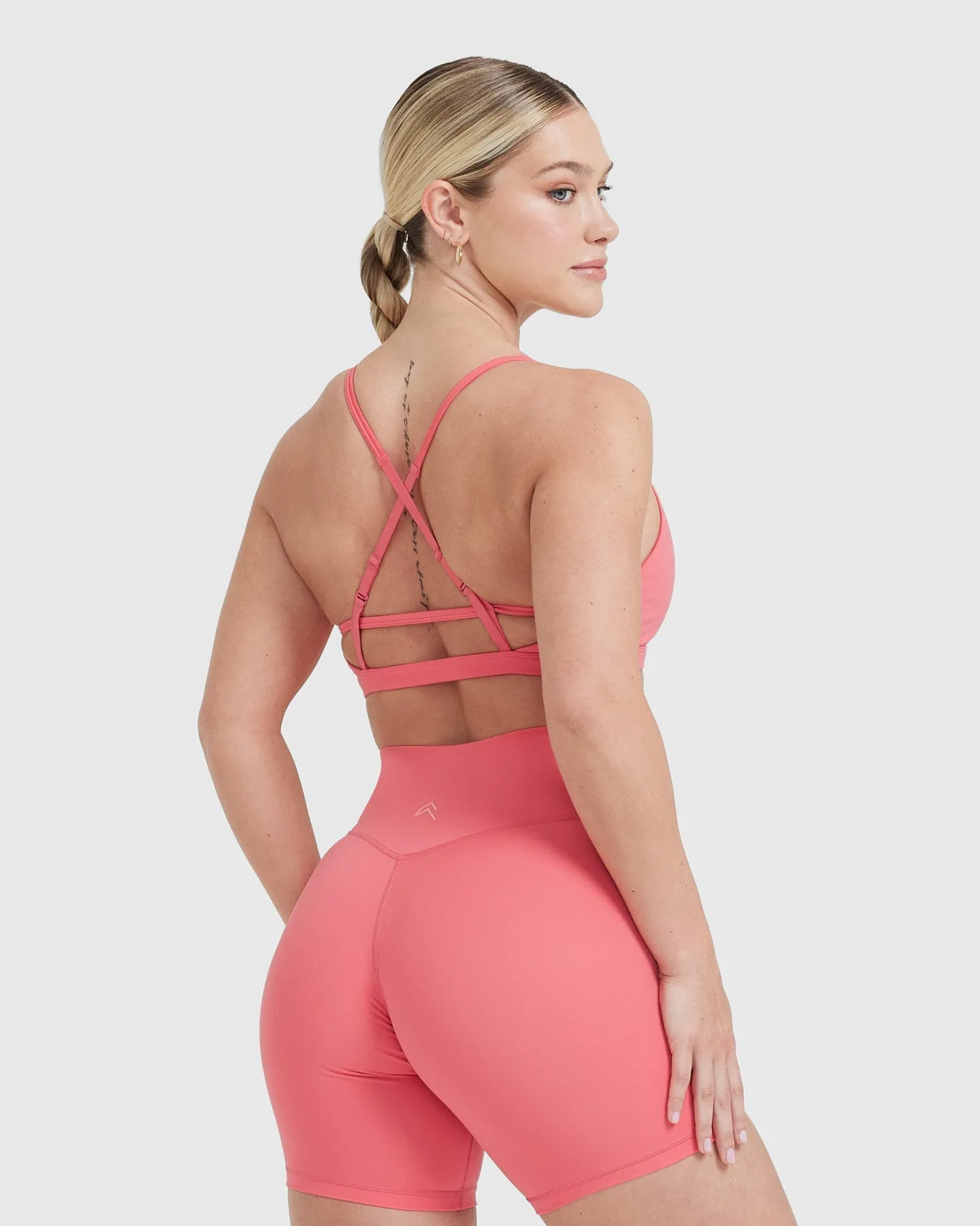 Timeless Strappy Bralette | Amplify Pink sold by Oner Active product image thumbnail 2