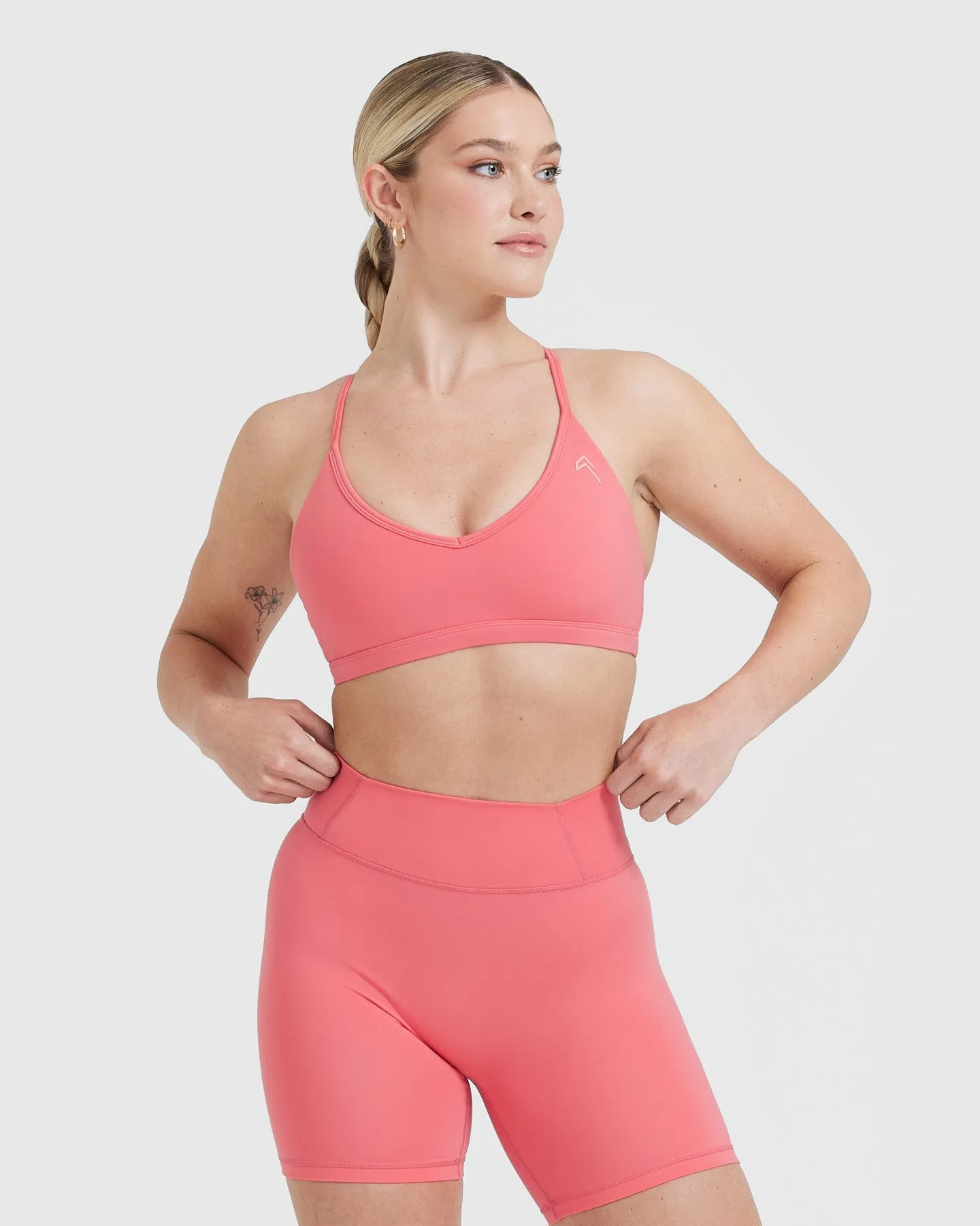 Timeless Strappy Bralette | Amplify Pink sold by Oner Active