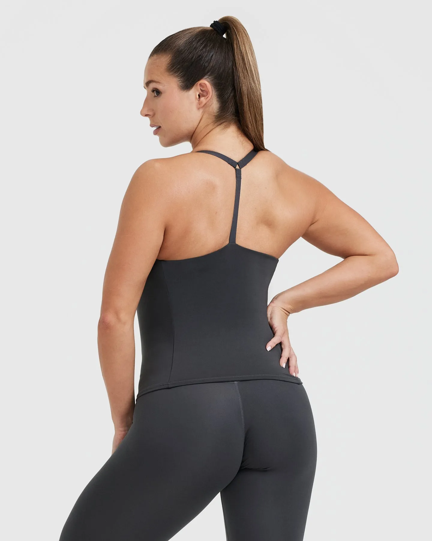 Timeless Square Neck Vest | Coal sold by Oner Active product image thumbnail 2