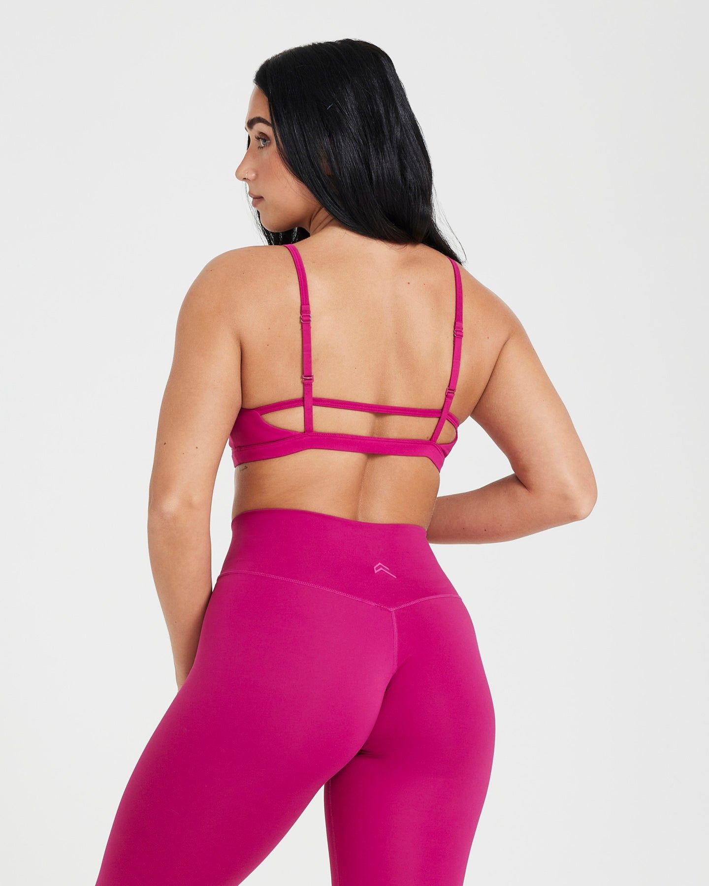 Timeless Strappy Bralette | Fuchsia sold by Oner Active product image thumbnail 2