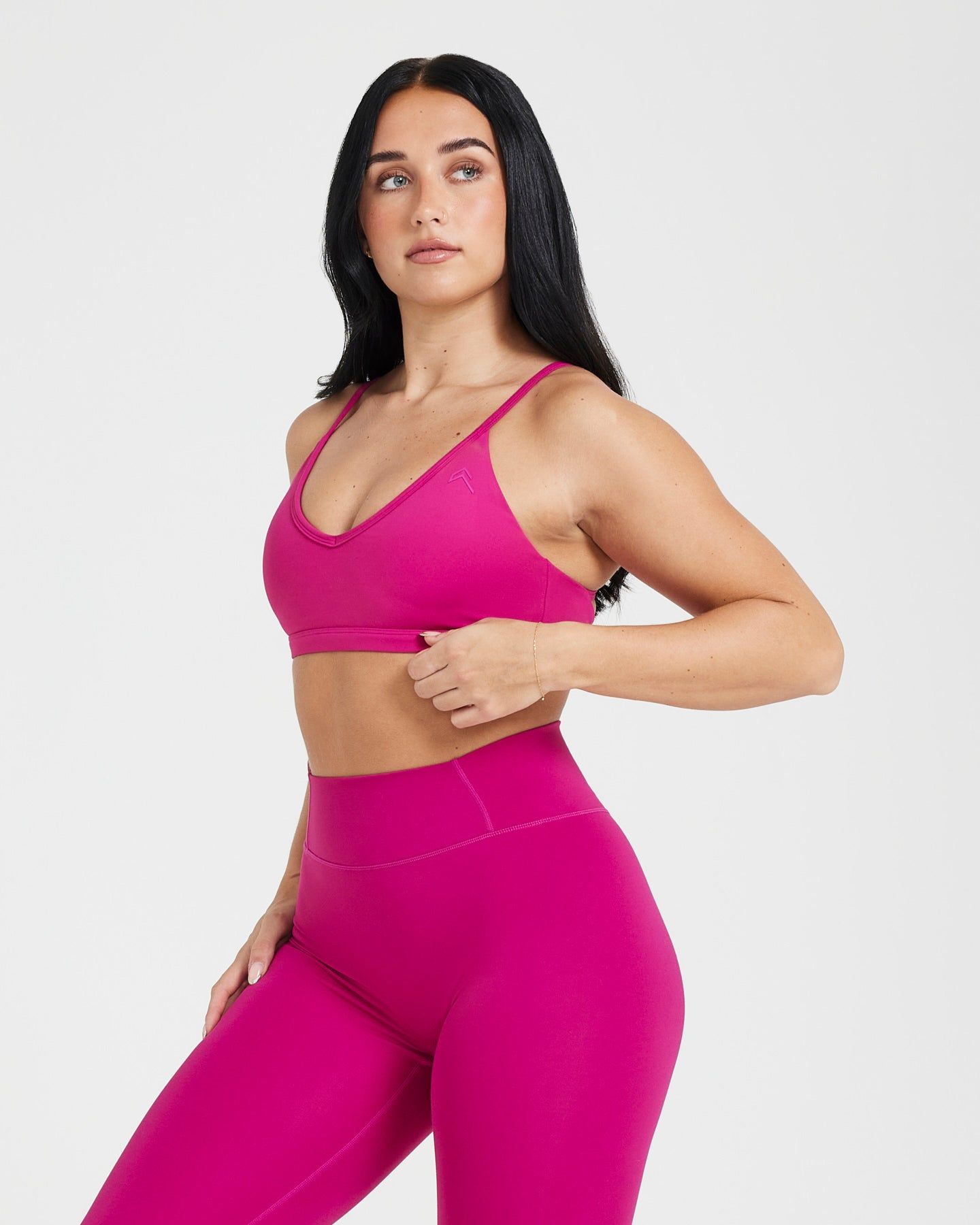 Timeless Strappy Bralette | Fuchsia sold by Oner Active product image thumbnail 3