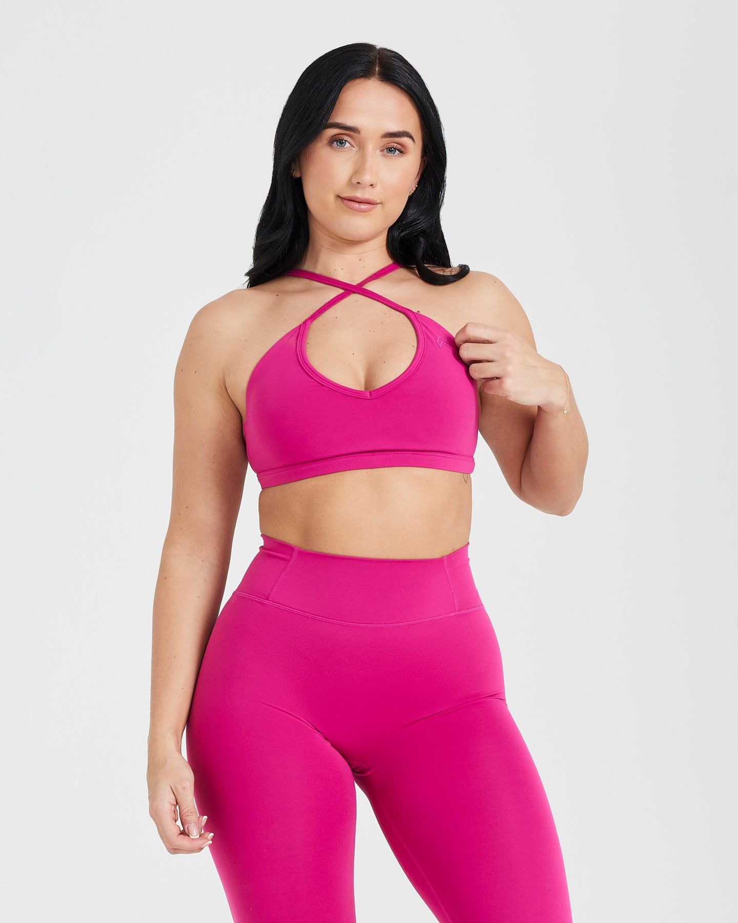 Timeless Strappy Bralette | Fuchsia sold by Oner Active