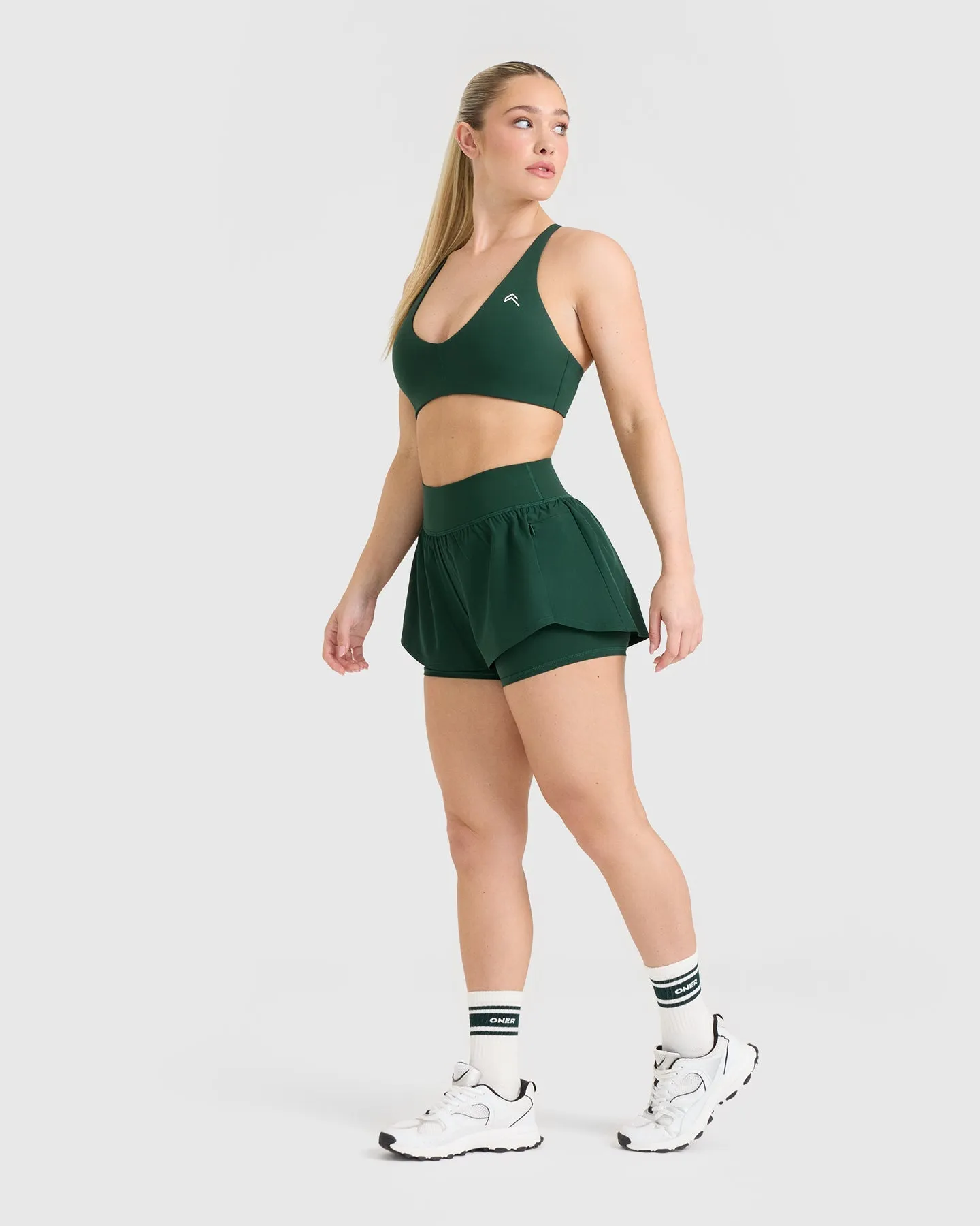 Unified Double Layer Shorts | Racing Green sold by Oner Active product image thumbnail 3