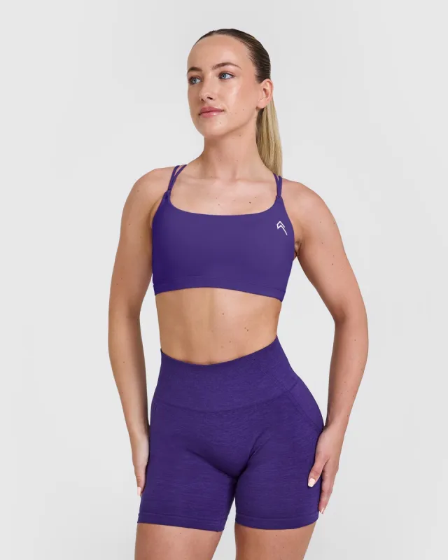 Everyday Cross Over Bralette | Amethyst sold by Oner Active