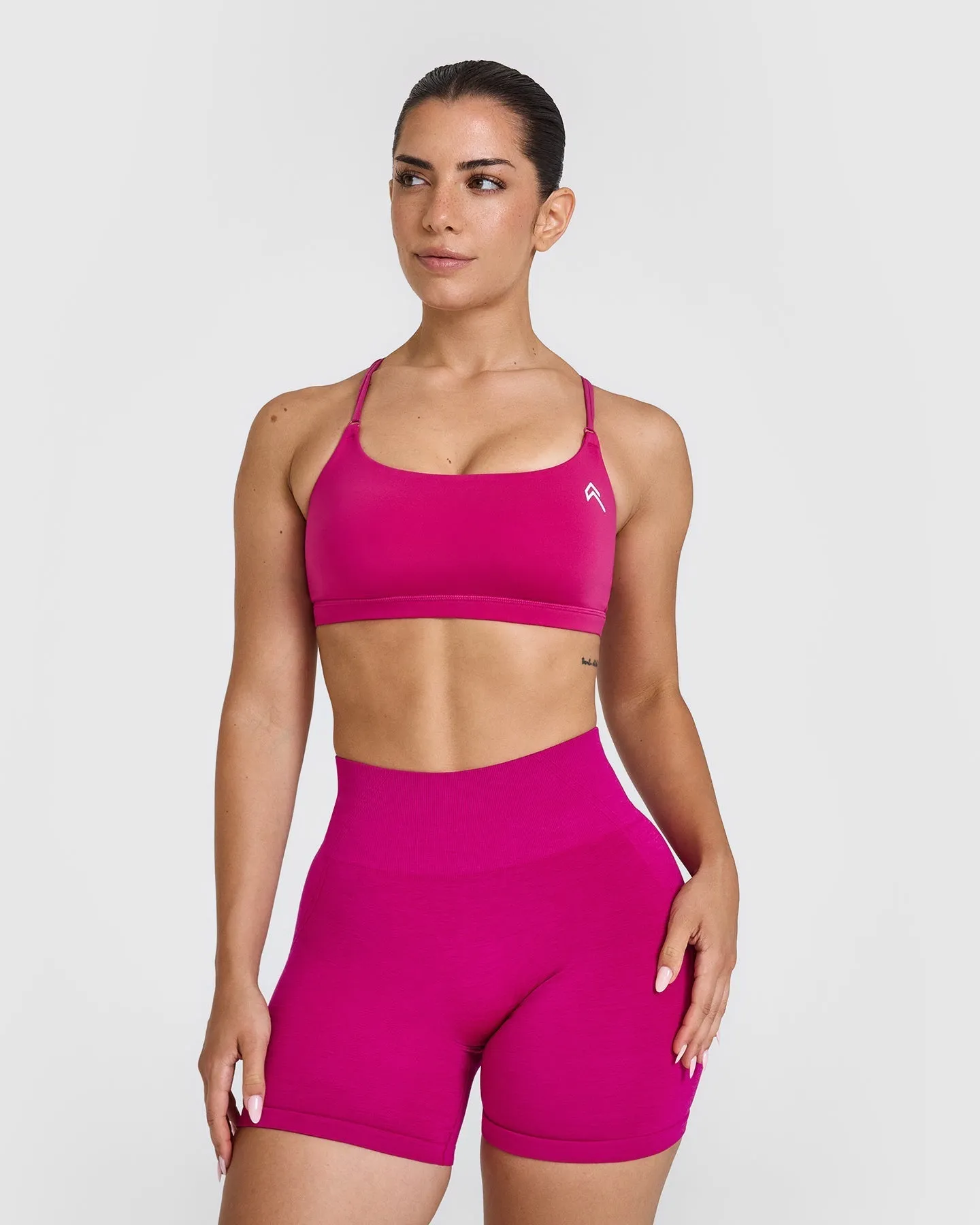 Everyday Cross Over Bralette | Fuchsia sold by Oner Active
