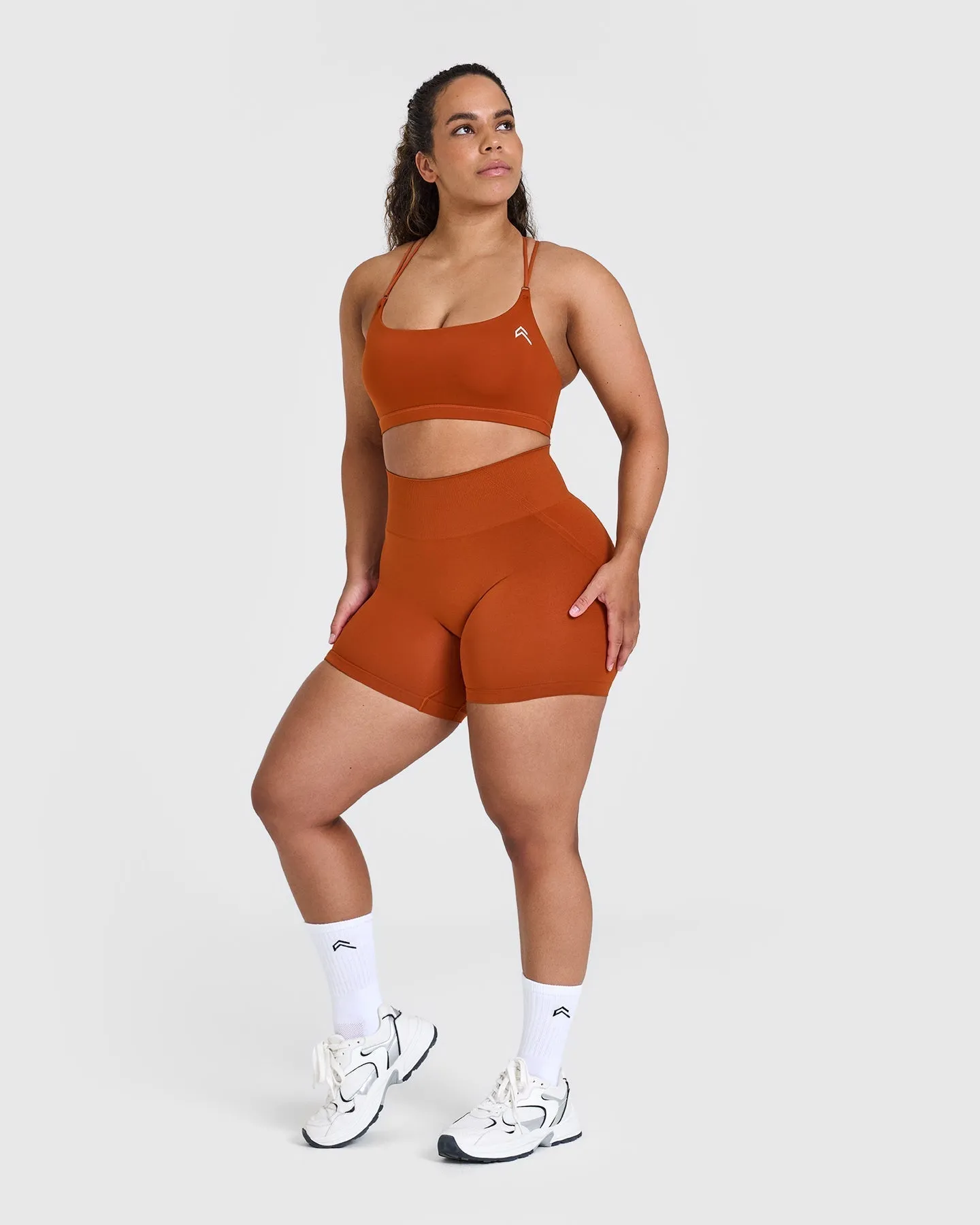 Everyday Cross Over Bralette | Warm Copper sold by Oner Active product image thumbnail 3