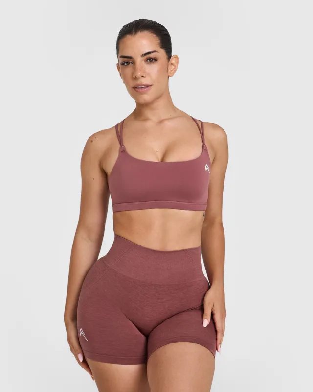 Everyday Cross Over Bralette | Berry sold by Oner Active