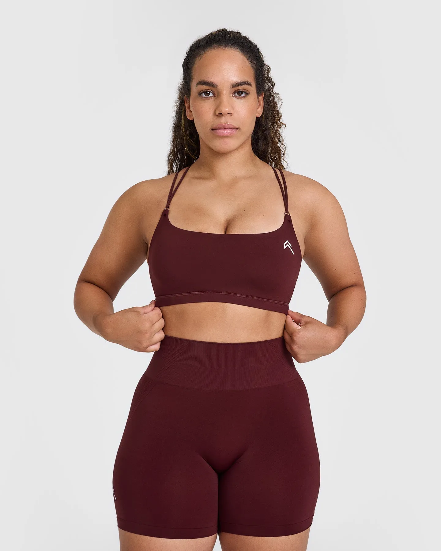 Everyday Cross Over Bralette | Rosewood sold by Oner Active