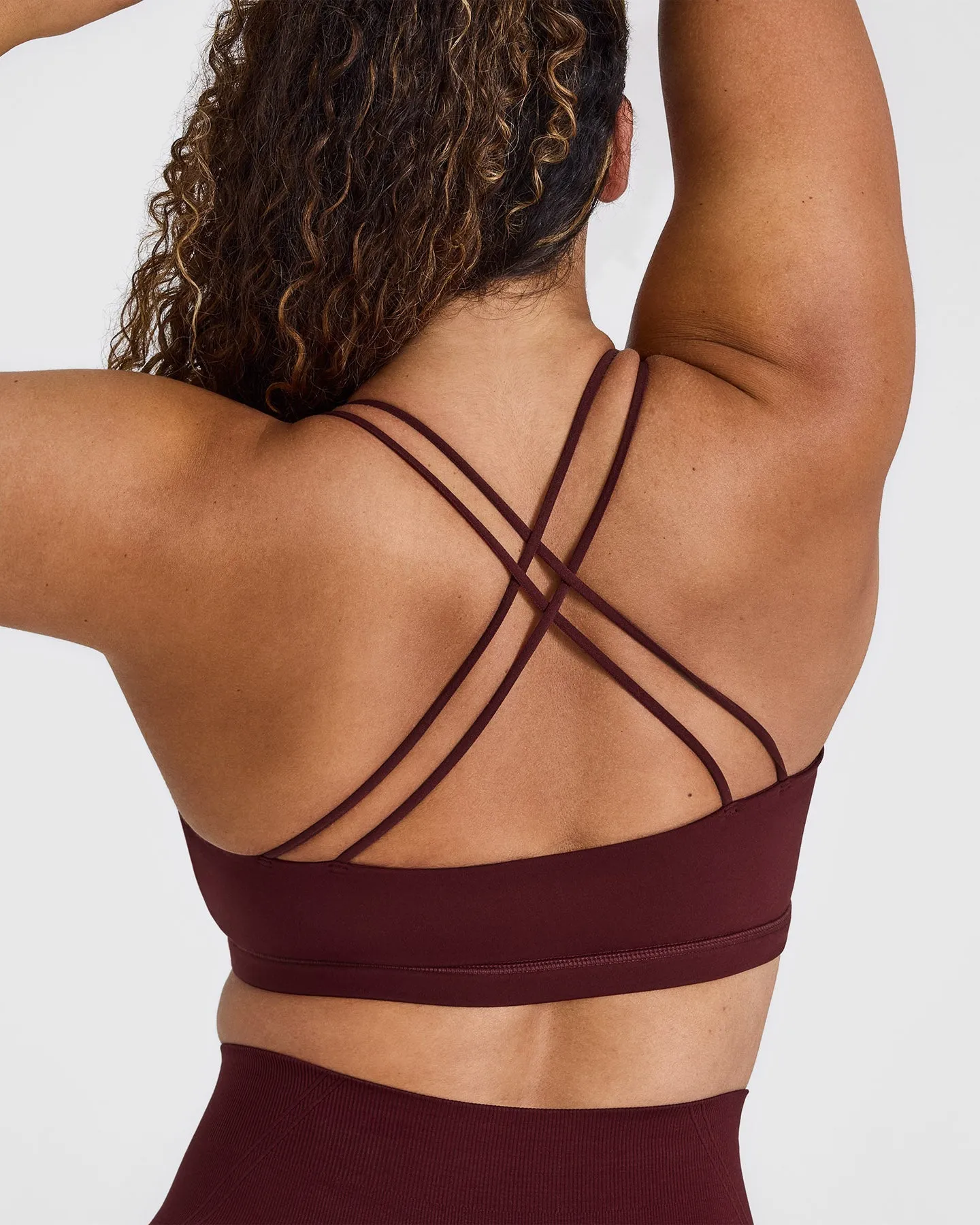Everyday Cross Over Bralette | Rosewood sold by Oner Active product image thumbnail 5