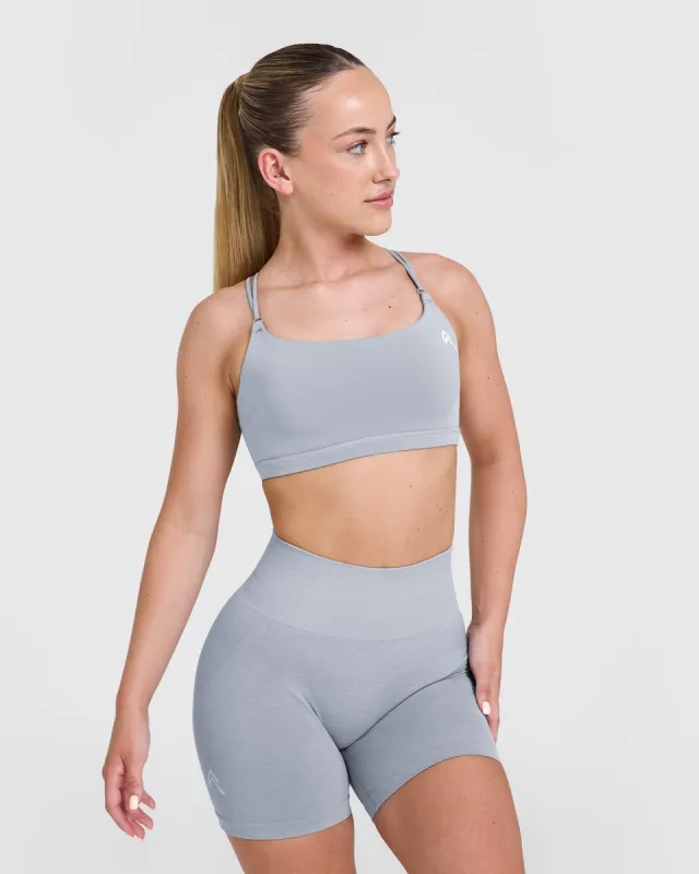 Everyday Cross Over Bralette | Metal Grey sold by Oner Active