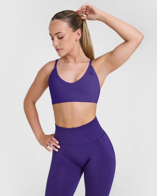 Timeless Strappy Bralette | Amethyst made by Oner Active