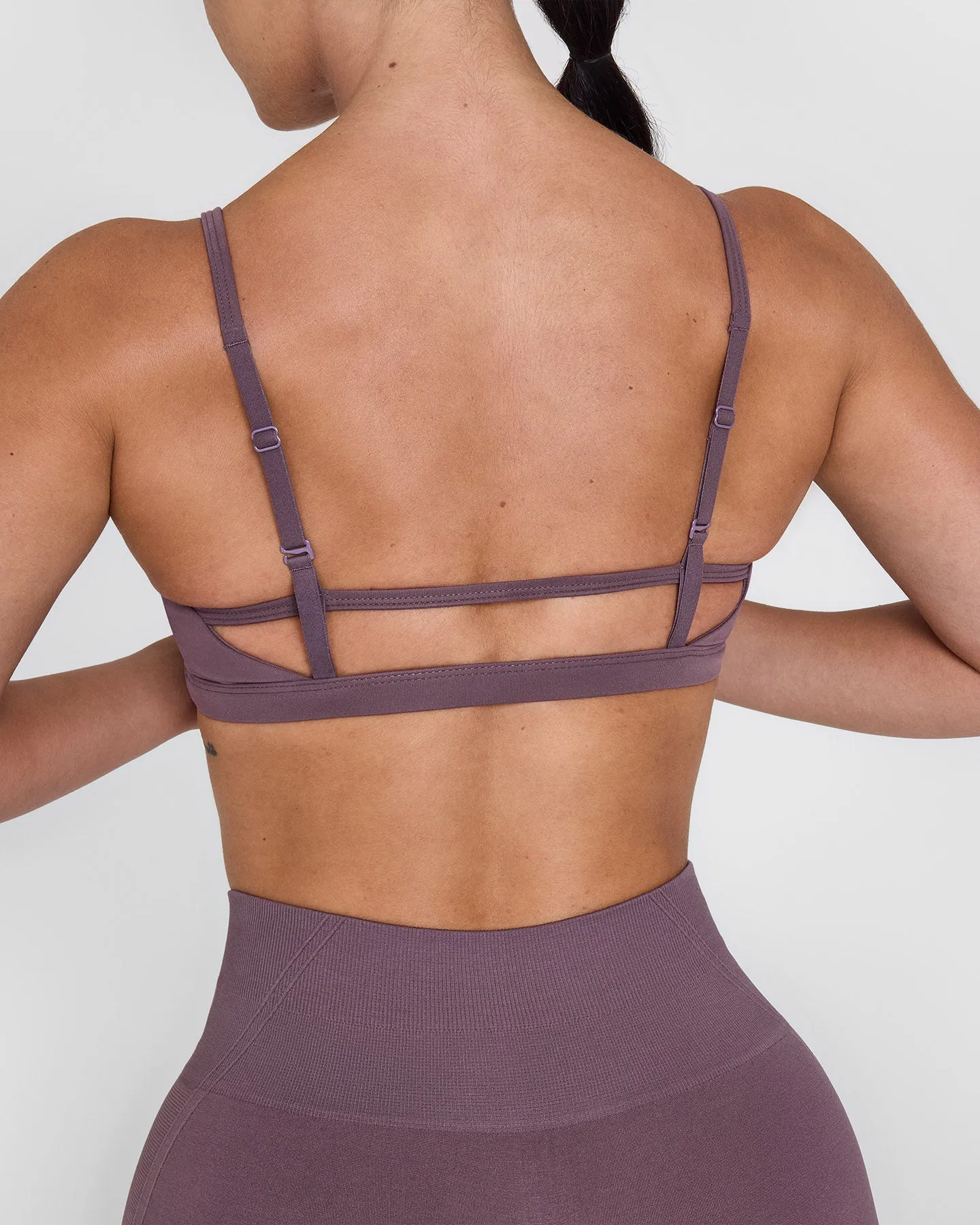 Timeless Strappy Bralette | Vintage Purple sold by Oner Active product image thumbnail 5
