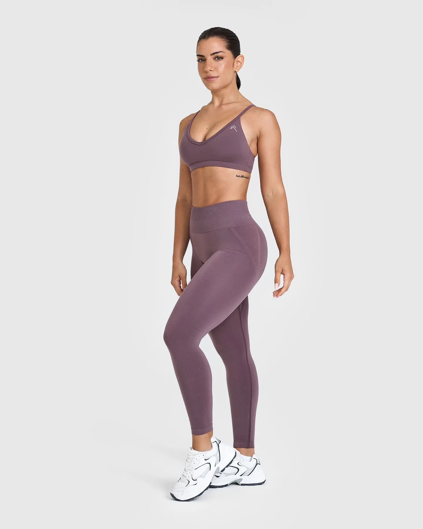 Timeless Strappy Bralette | Vintage Purple sold by Oner Active product image thumbnail 3