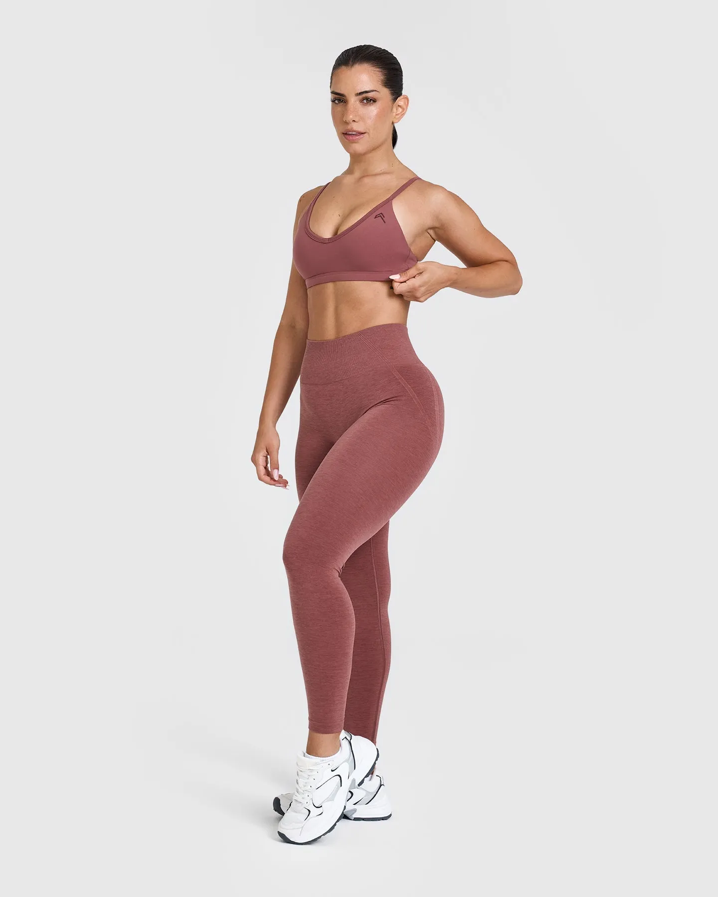 Timeless Strappy Bralette | Berry sold by Oner Active product image thumbnail 3